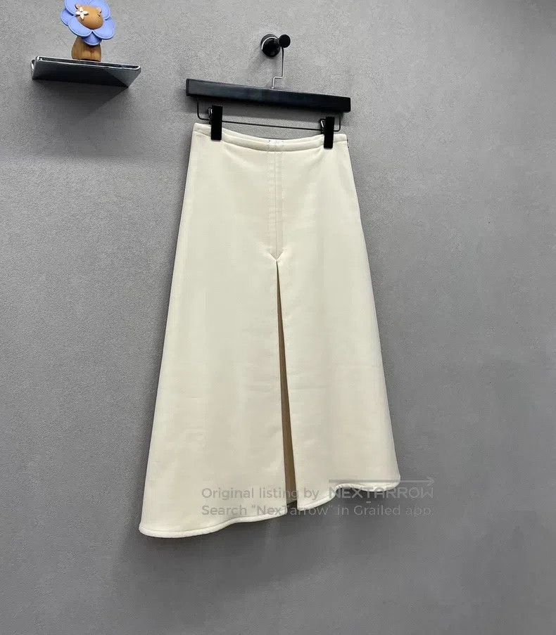 Hermes Hermes Half Skirt, Beige Size 42" / US 20 - 3 Thumbnail
