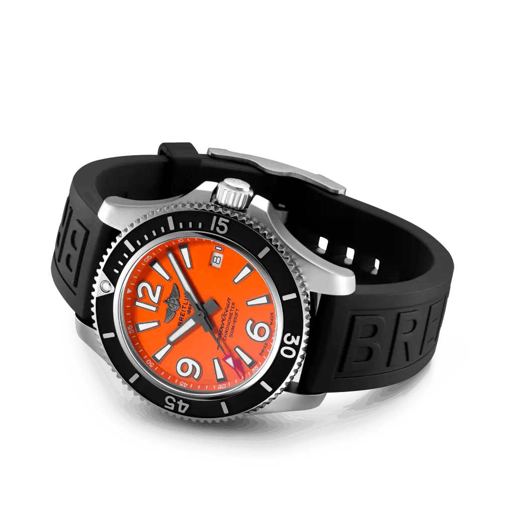 Breitling o1mt1gz0125 Size: OS / Superocean 42 Watch in Black & Orange Size ONE SIZE - 2 Thumbnail