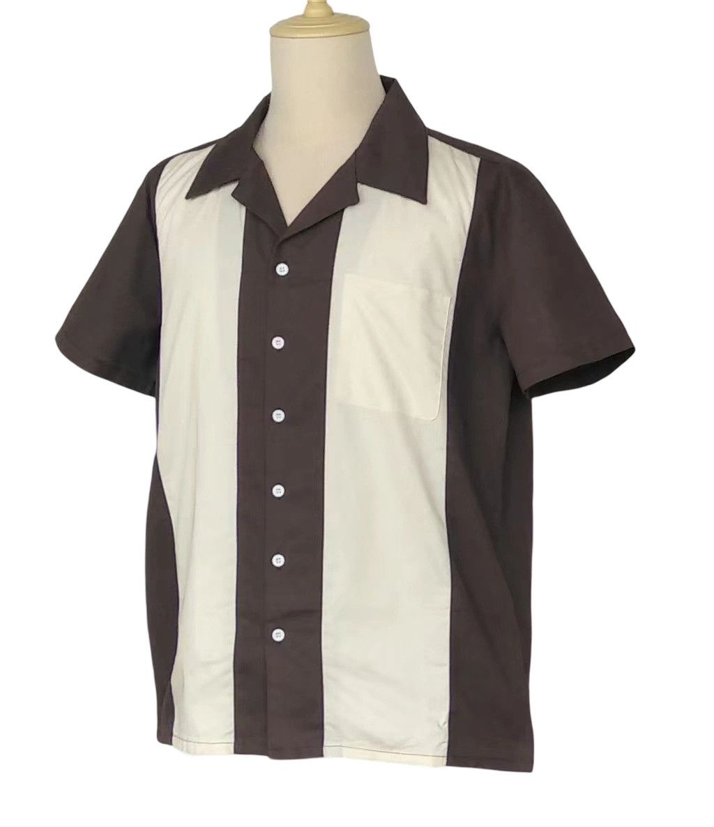 Other Vintage Style Western Shirts Bowling Shirts-gray Size US XL / EU 56 / 4 - 2 Thumbnail