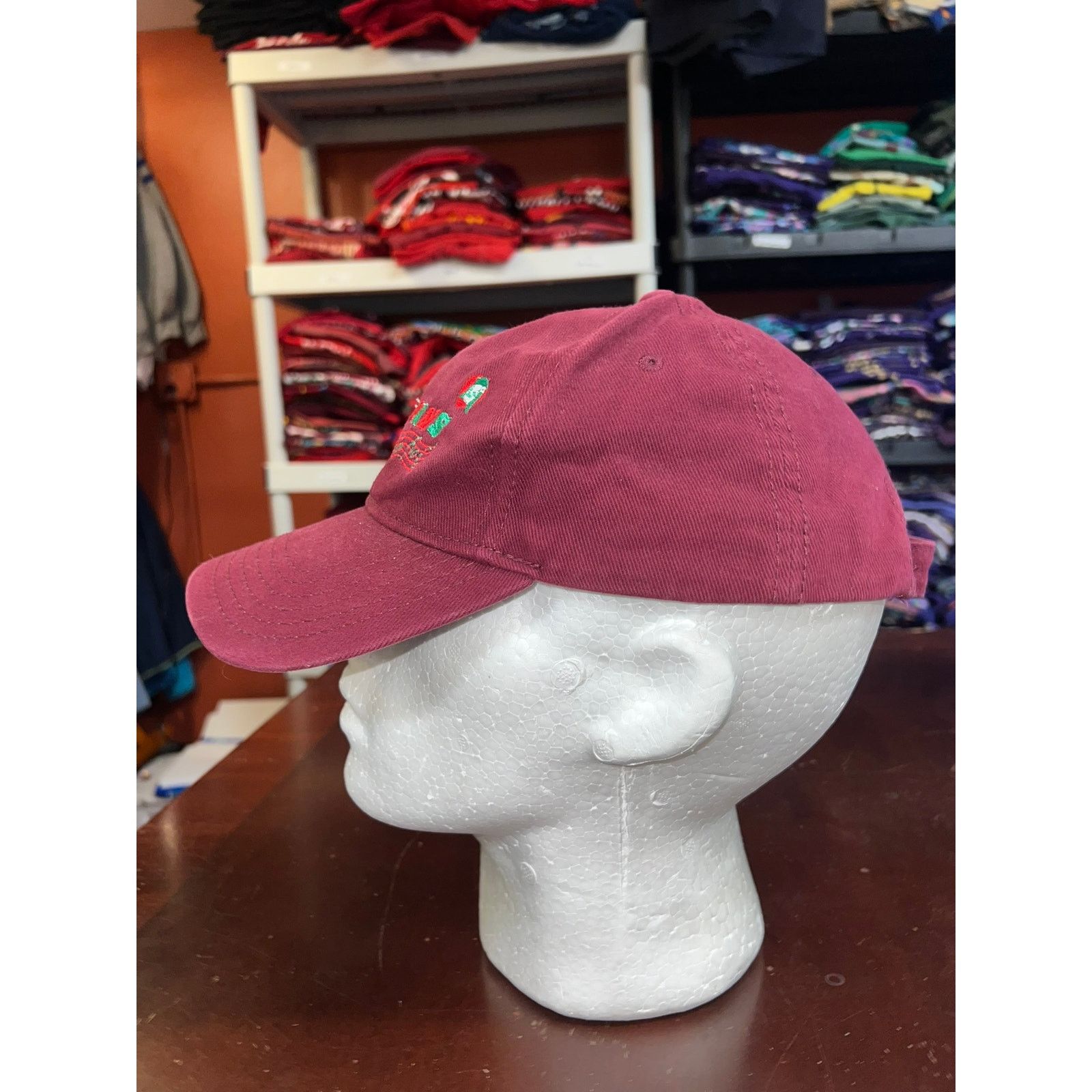 Vintage Vintage Don Juans Hat Mexican Food Red Maroon Cap Headwear Size ONE SIZE - 3 Thumbnail