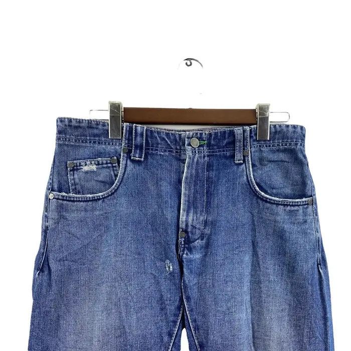 Hurley Vtg HURLEY NINE NINE Skateboard Blue Denim Jeans Pant Size US 34 / EU 50 - 2 Thumbnail