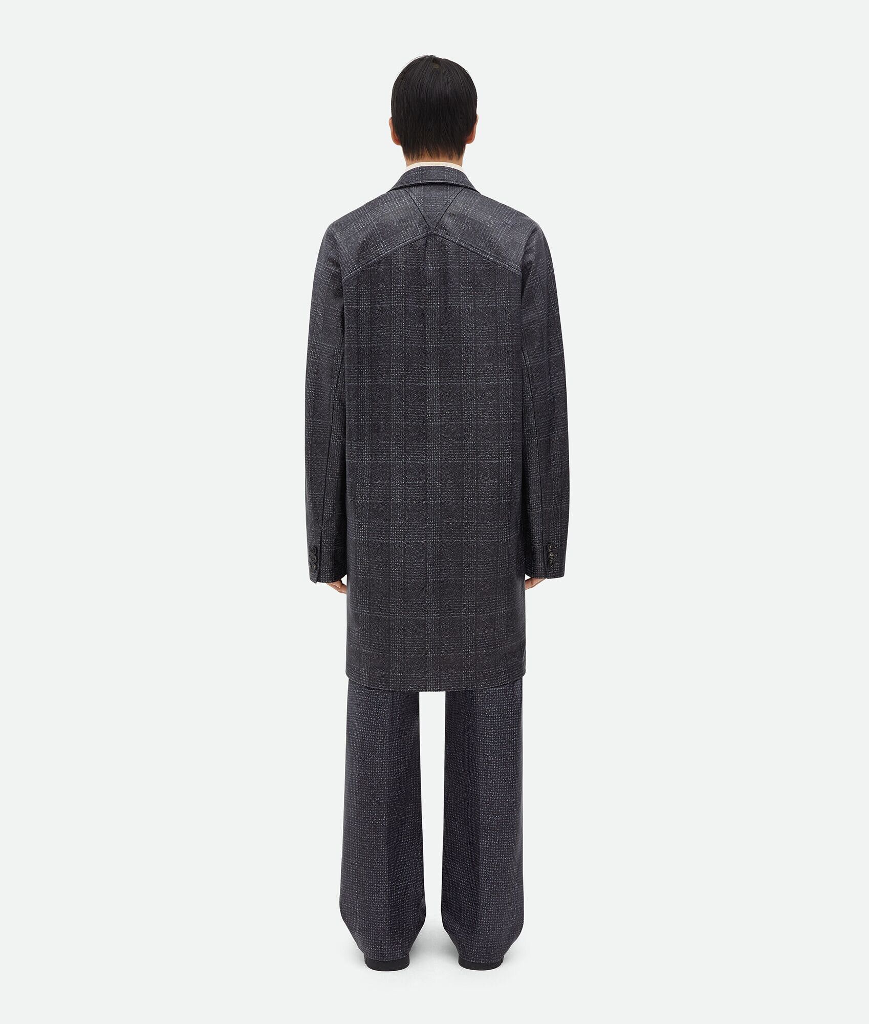 Bottega Veneta o1loc1c0125 751241 Printed Leather Prince Of Wales Coat Size US L / EU 52-54 / 3 - 3 Thumbnail