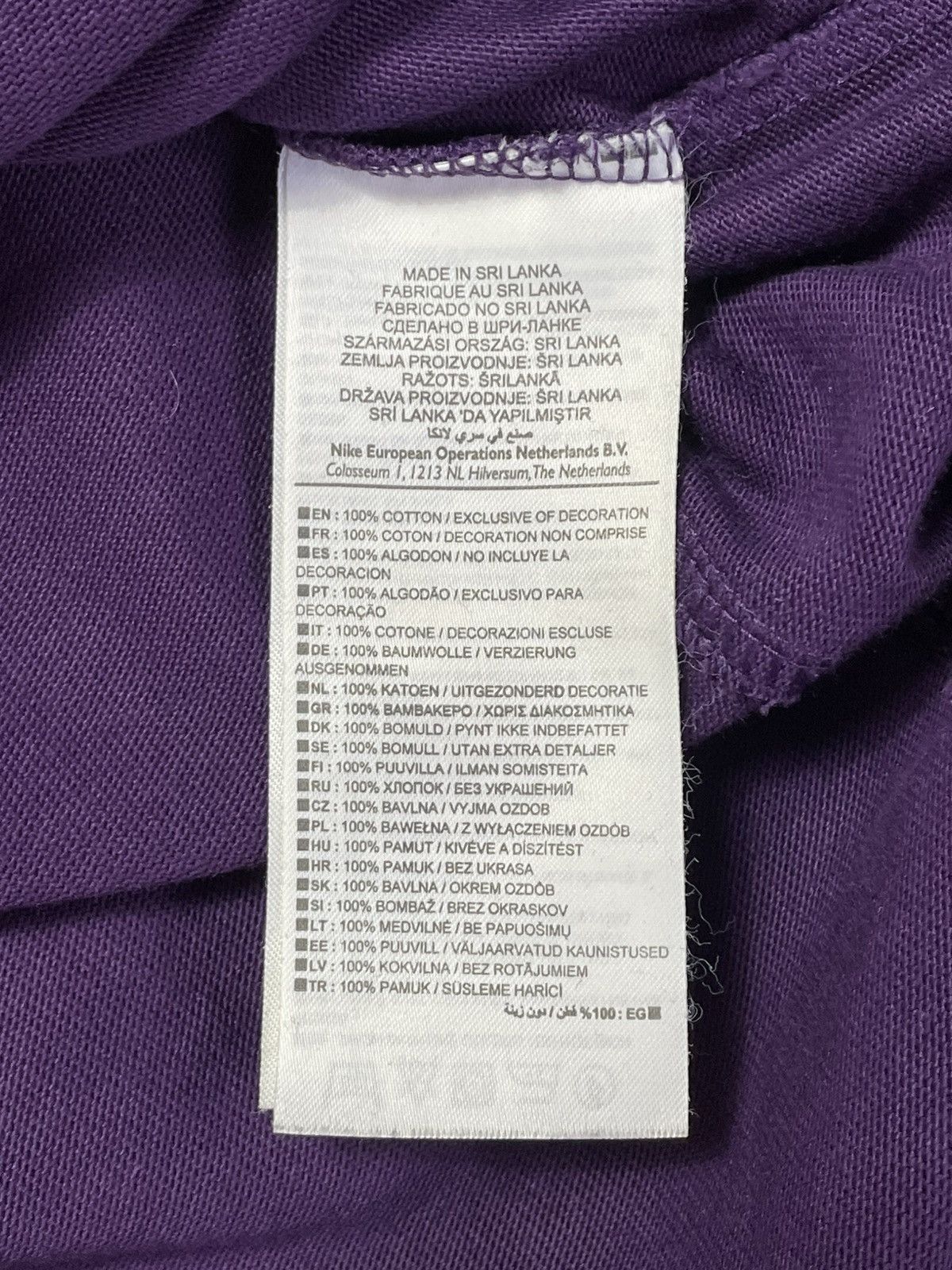 Nike Vintage Nike Rugby Jersey England O2 Purple Rare Size XL Size US XL / EU 56 / 4 - 8 Thumbnail