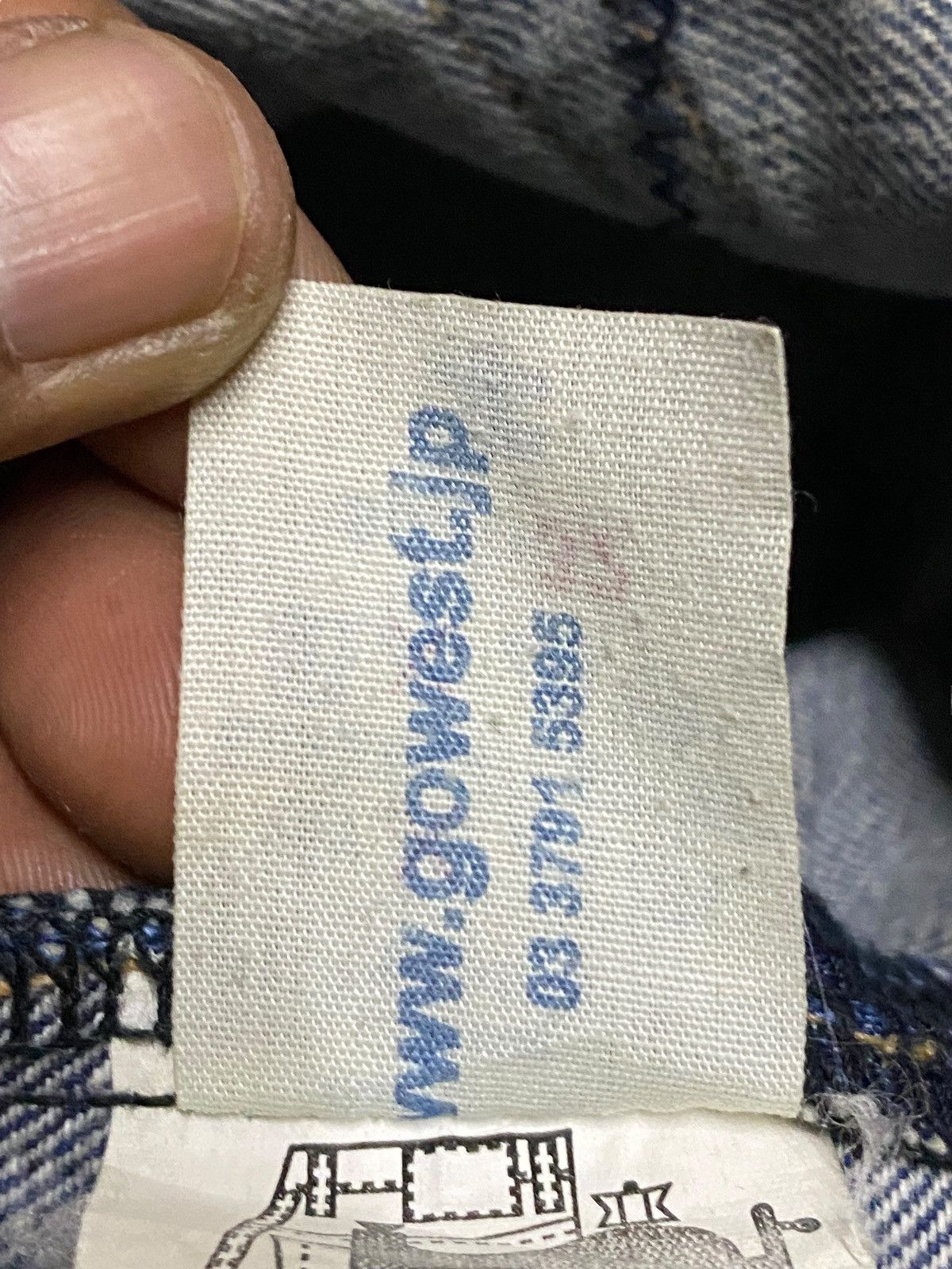 GOA Vintage Japanese Brand Gowest Rare Denim Pacthes Baggy Jeans Size US 33 - 21 Thumbnail