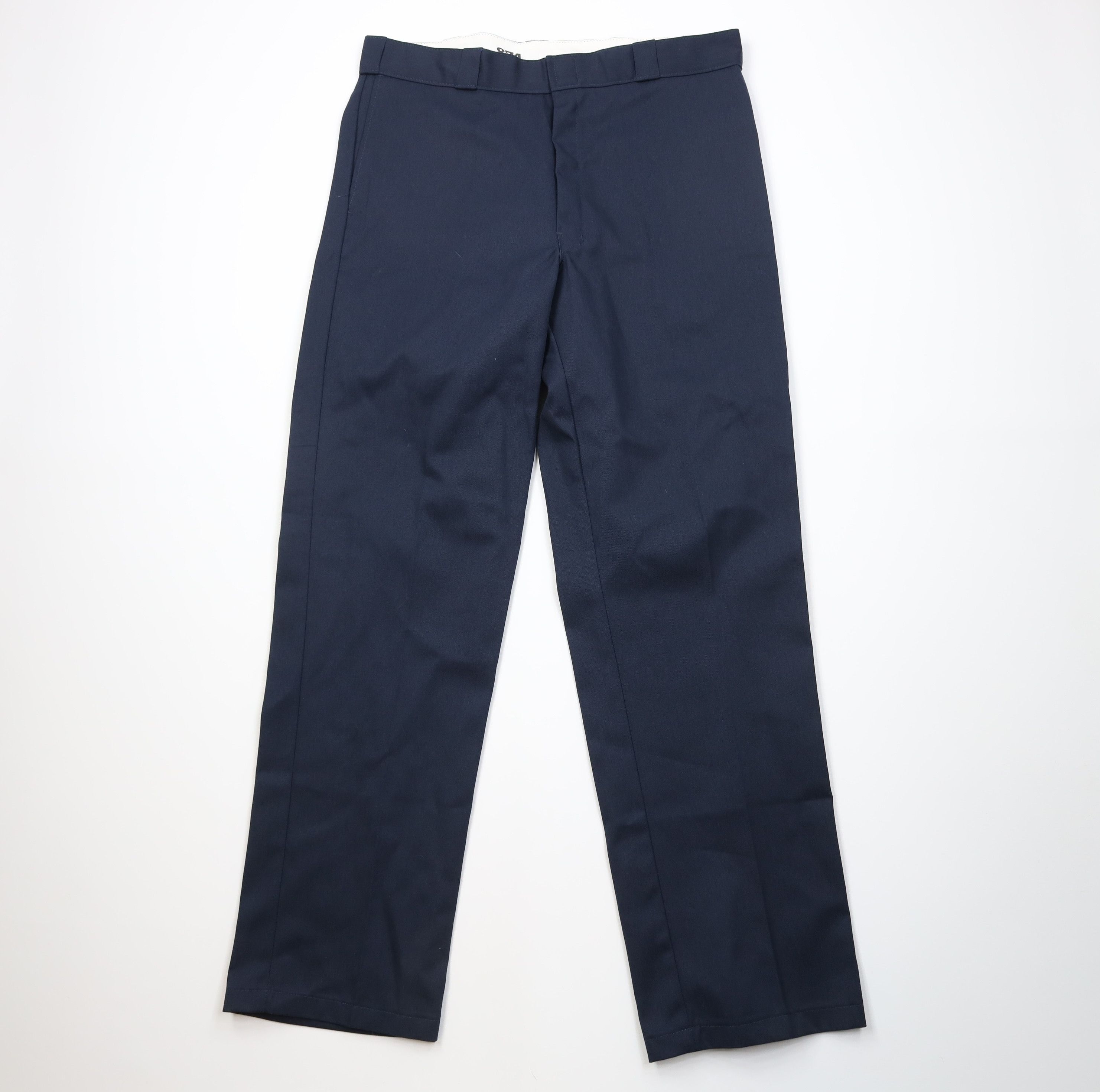 Dickies Deadstock Vintage Y2K Dickies Wide Leg Dungaree Pants Blue Size US 38 / EU 54 - 1 Thumbnail