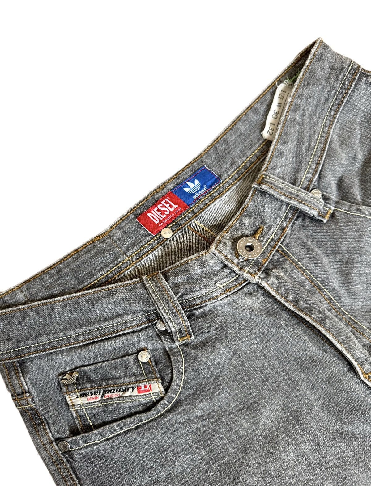 Diesel Diesel x Adidas originals x streetwear jeans Size 28" / US 6 / IT 42 - 2 Thumbnail