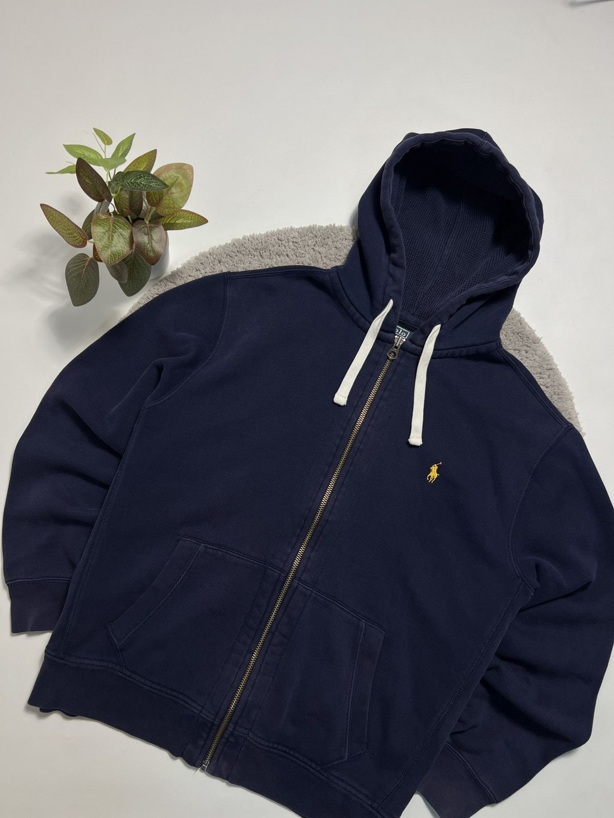 Polo Ralph Lauren Vintage Polo Ralph Lauren Zip UP Hoodie Size US XL / EU 56 / 4 - 1 Thumbnail