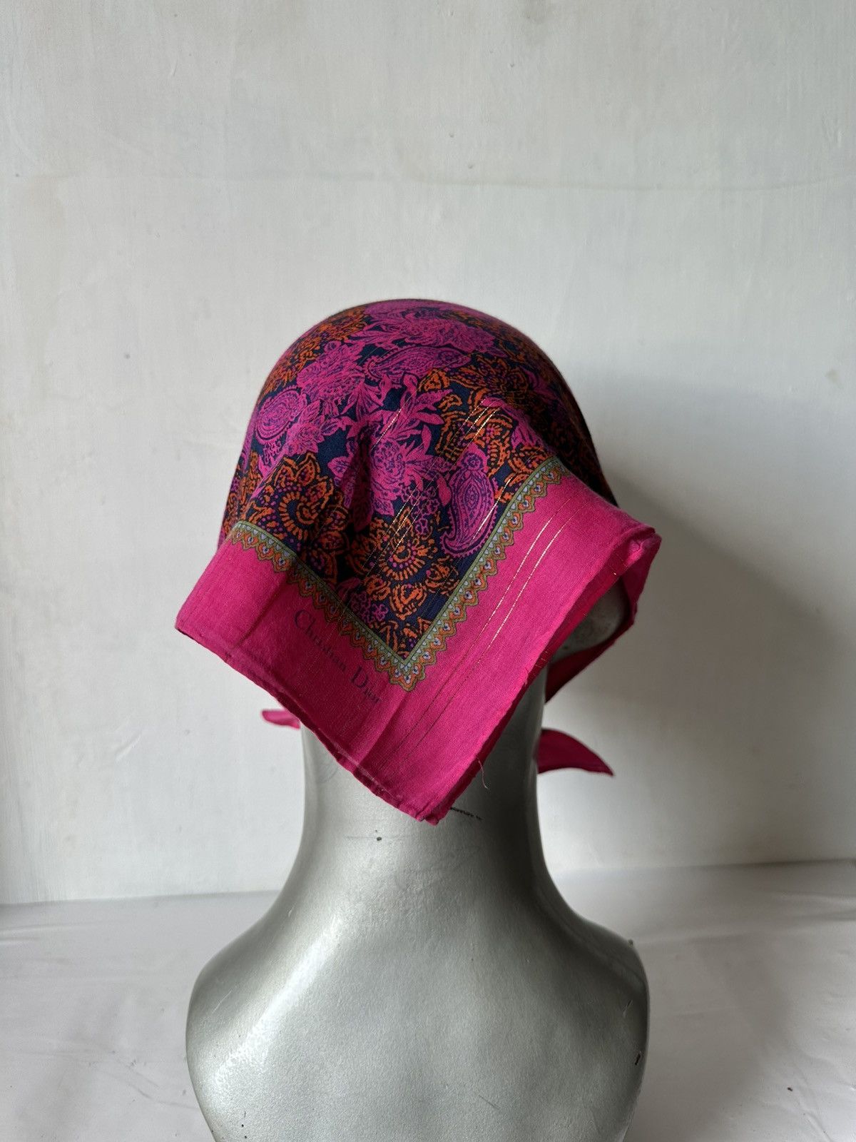 Vintage Vintage Christian Dior Handkerchief/ Neckerchief/ Bandana Size ONE SIZE - 14 Thumbnail