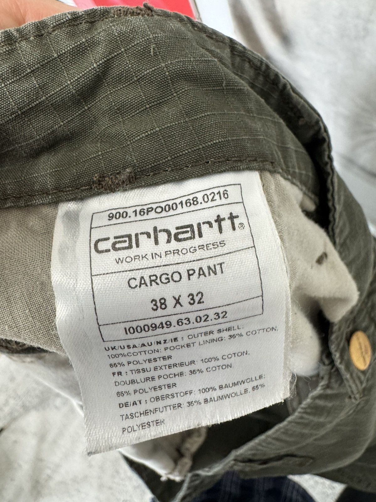Carhartt Carhartt Aviation Cargo Pant Olive Vintage Workwear Y2k Hype Size US 38 / EU 54 - 3 Thumbnail