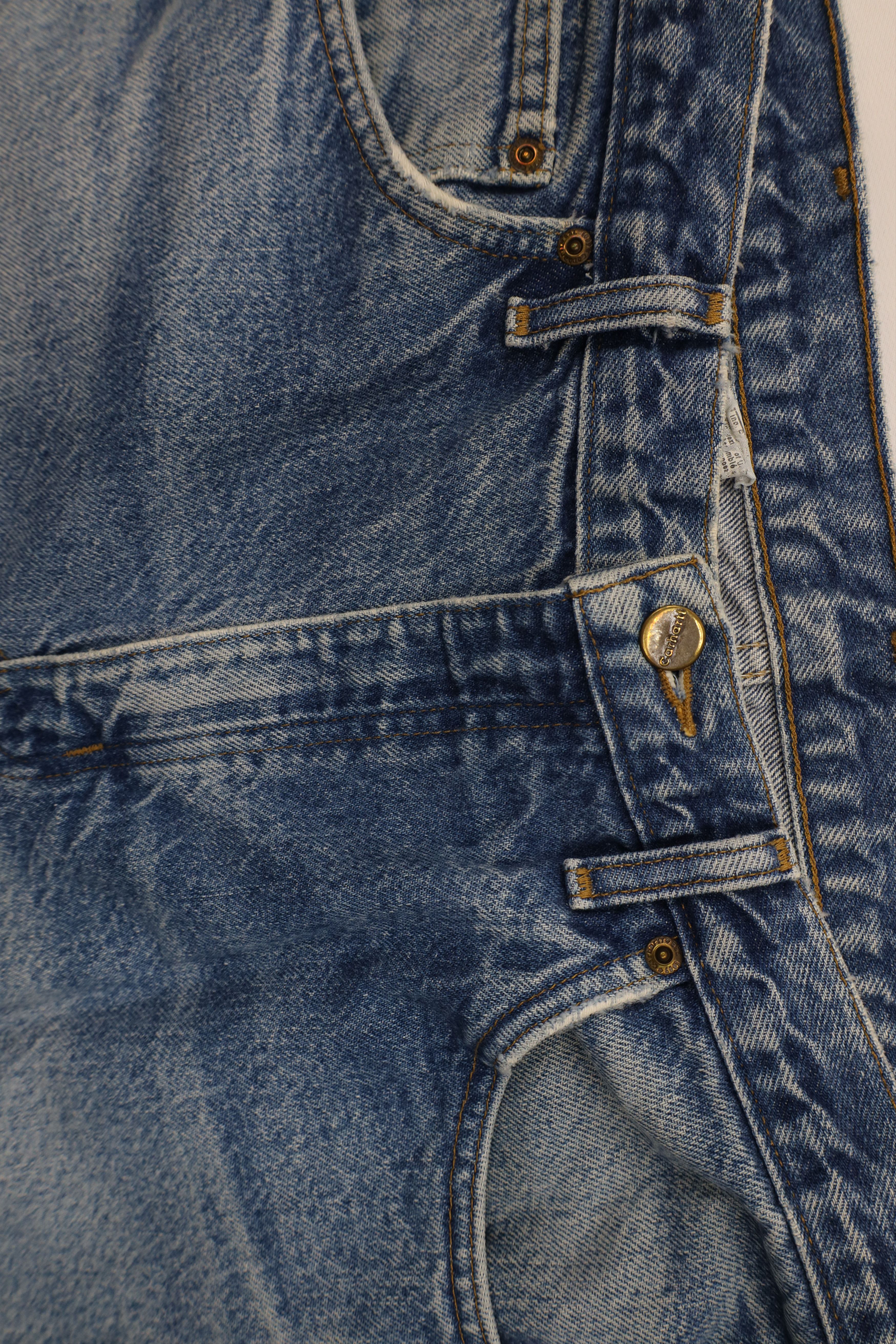 Carhartt Vintage Y2K Carhartt Straight Leg Denim Jeans Blue Cotton Size US 36 / EU 52 - 8 Thumbnail
