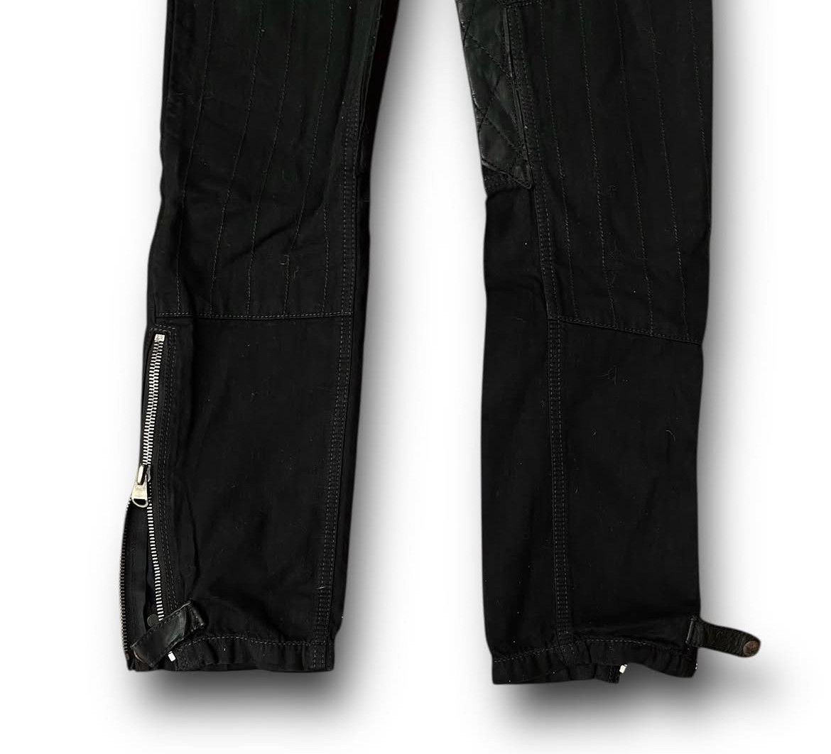 Polo Ralph Lauren 2000s Ralph Lauren Studded Hybrid Leather Biker Lgb Ifsix Size US 30 / EU 46 - 6 Thumbnail