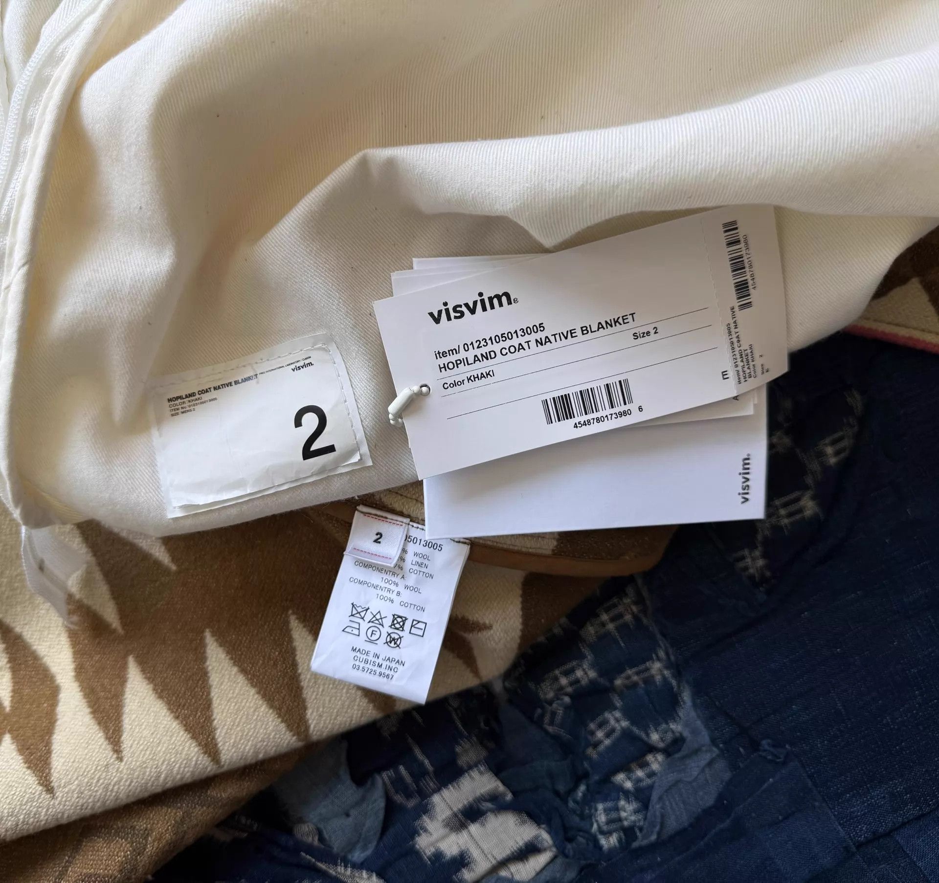 Visvim VISVIM 23SS HOPILAND COAT Native Blanket Khaki 2 Size US M / EU 48-50 / 2 - 9 Thumbnail