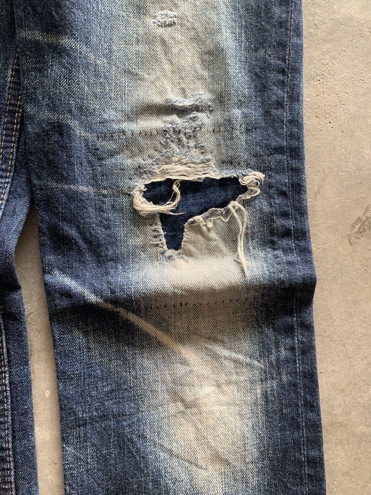 Hysteric Glamour RNA distressed sashiko japanese patchwork slim hedi style Size US 28 / EU 44 - 11 Thumbnail