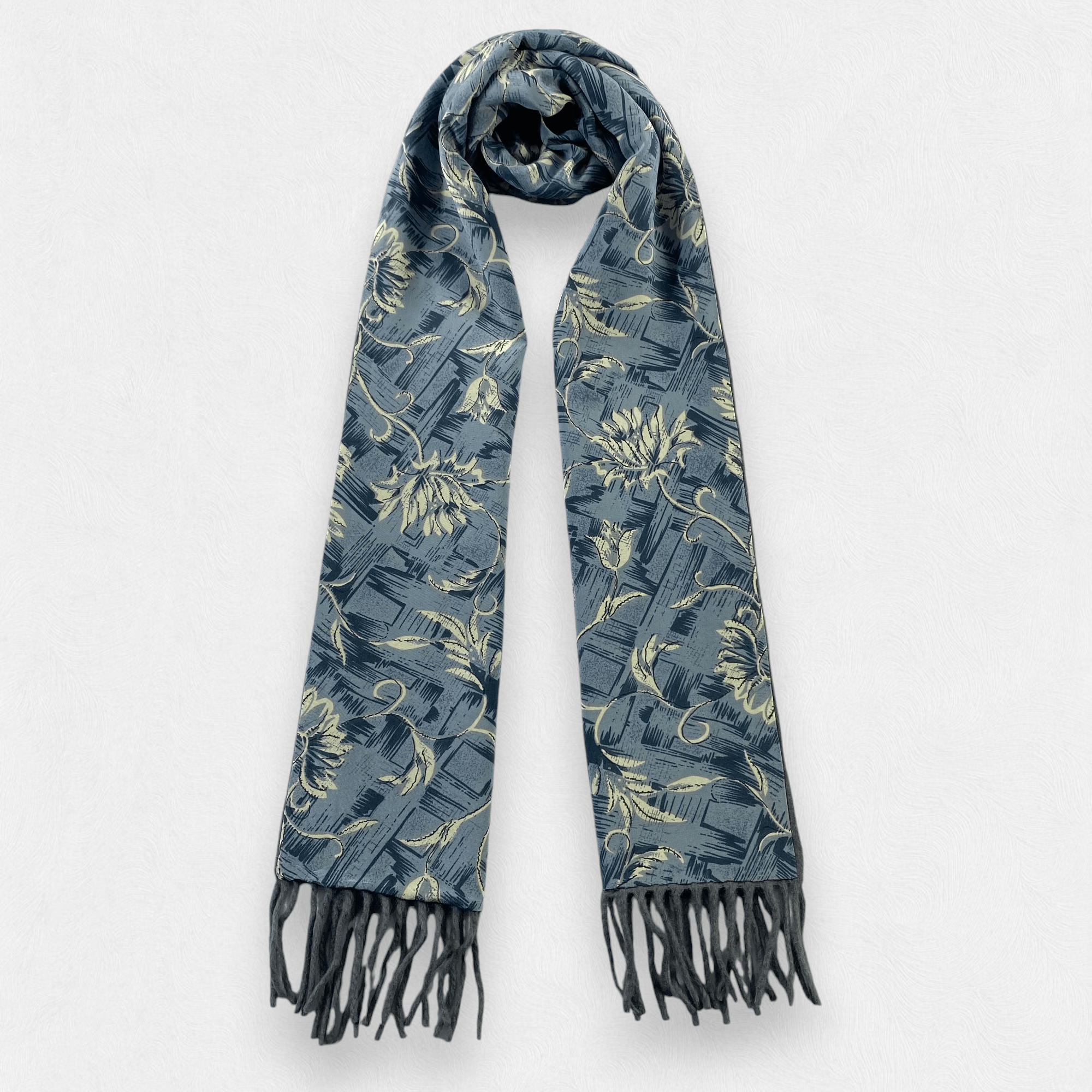 Designer Alfred Soprani Flora Scarf Neck Wrap Cashmere Muffler Size ONE SIZE - 1 Thumbnail