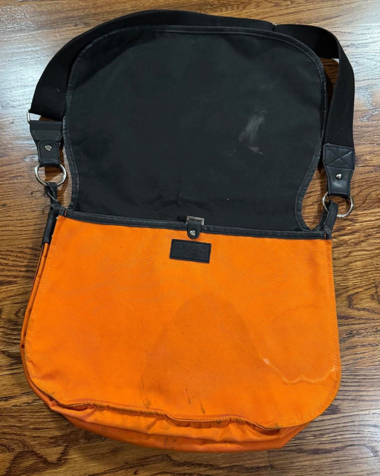 Vintage Vintage New York Film Academy Orange Messenger Bag Size ONE SIZE - 3 Thumbnail