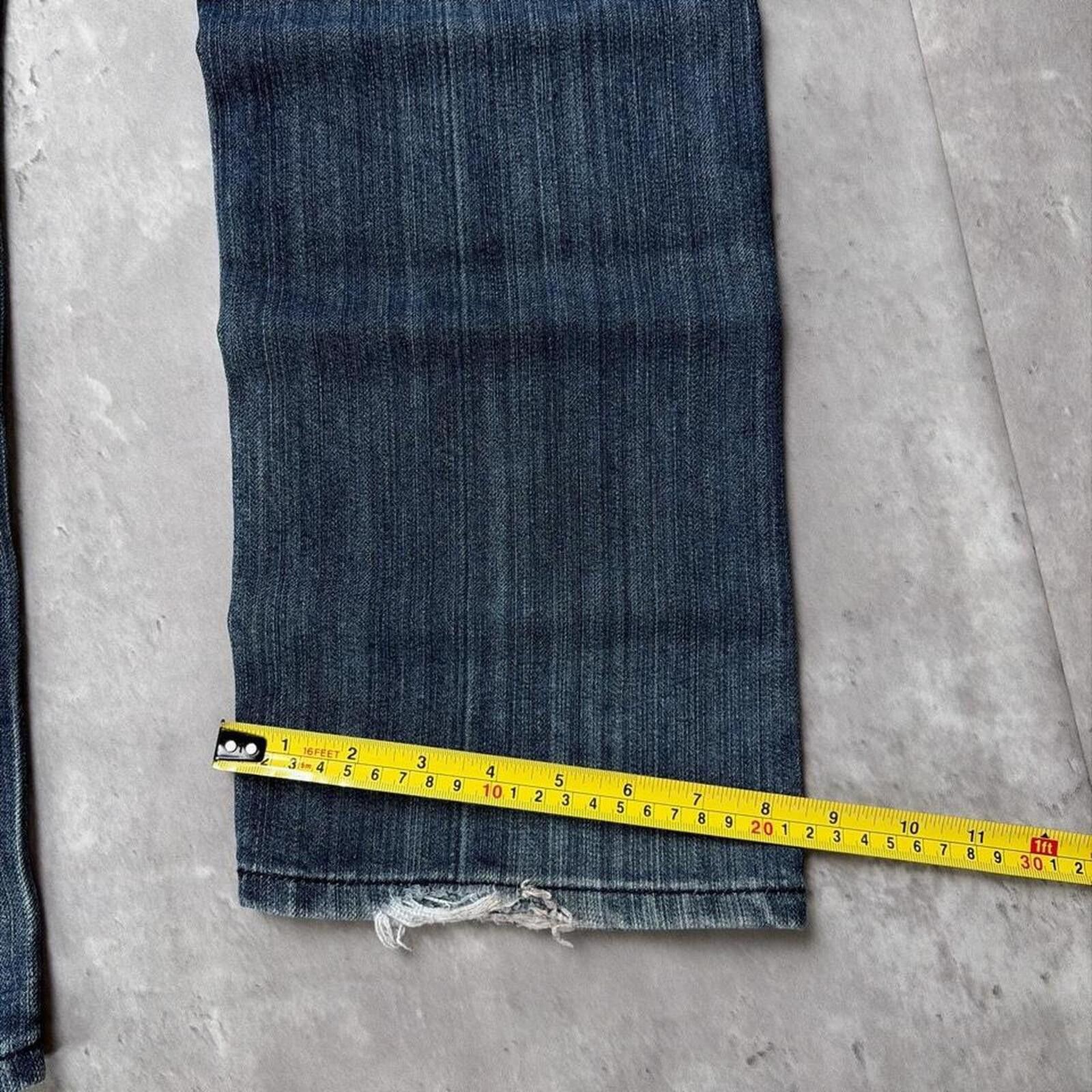 Other Y2K Dark Wash F.U.S.A.I. Grunge Gothic Straight Denim Jeans Size US 36 / EU 52 - 8 Thumbnail