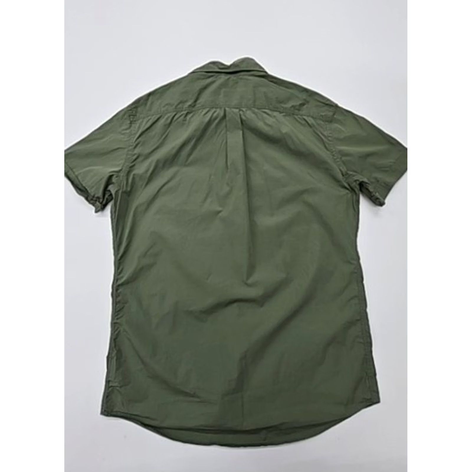 Ermenegildo Zegna Ermenegildo Zegna Shirt Men Green Button-Down Casual Pocket Size M shirt Size US M / EU 48-50 / 2 - 2 Thumbnail