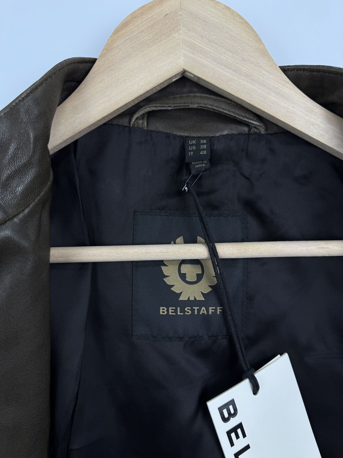 Belstaff ❗️NEW 🇬🇧 Belstaff Sheep Leather Jacket 100038 V Racer Size US M / EU 48-50 / 2 - 12 Thumbnail