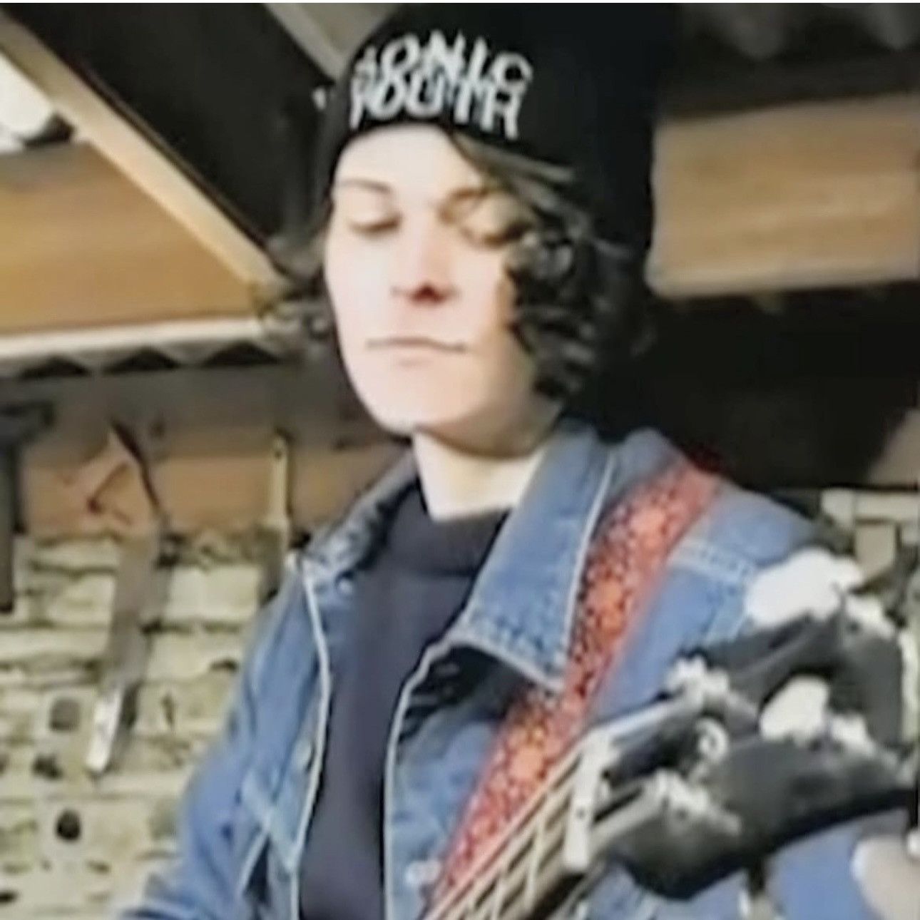 Band Tees Rare Vintage 90s Sonic Youth Dirty Band Beanie Hat Cap Size ONE SIZE - 3 Thumbnail