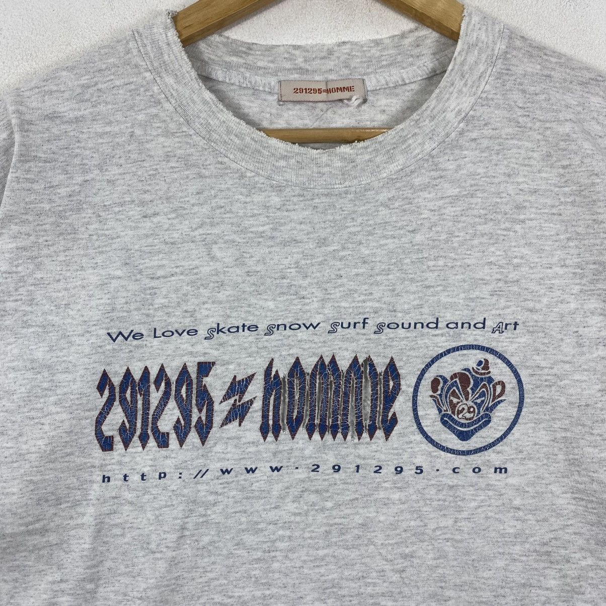 291295=Homme Vintage 90s 291295 Homme Japanese Streetwear Graphic Tee M Size US M / EU 48-50 / 2 - 4 Thumbnail