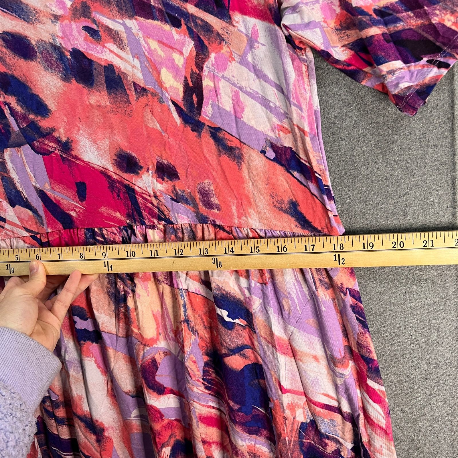 Other LOGO by Lori Goldstein Regular Printed Ravon Hi-Low H Size XS / US 0-2 / IT 36-38 - 8 Thumbnail