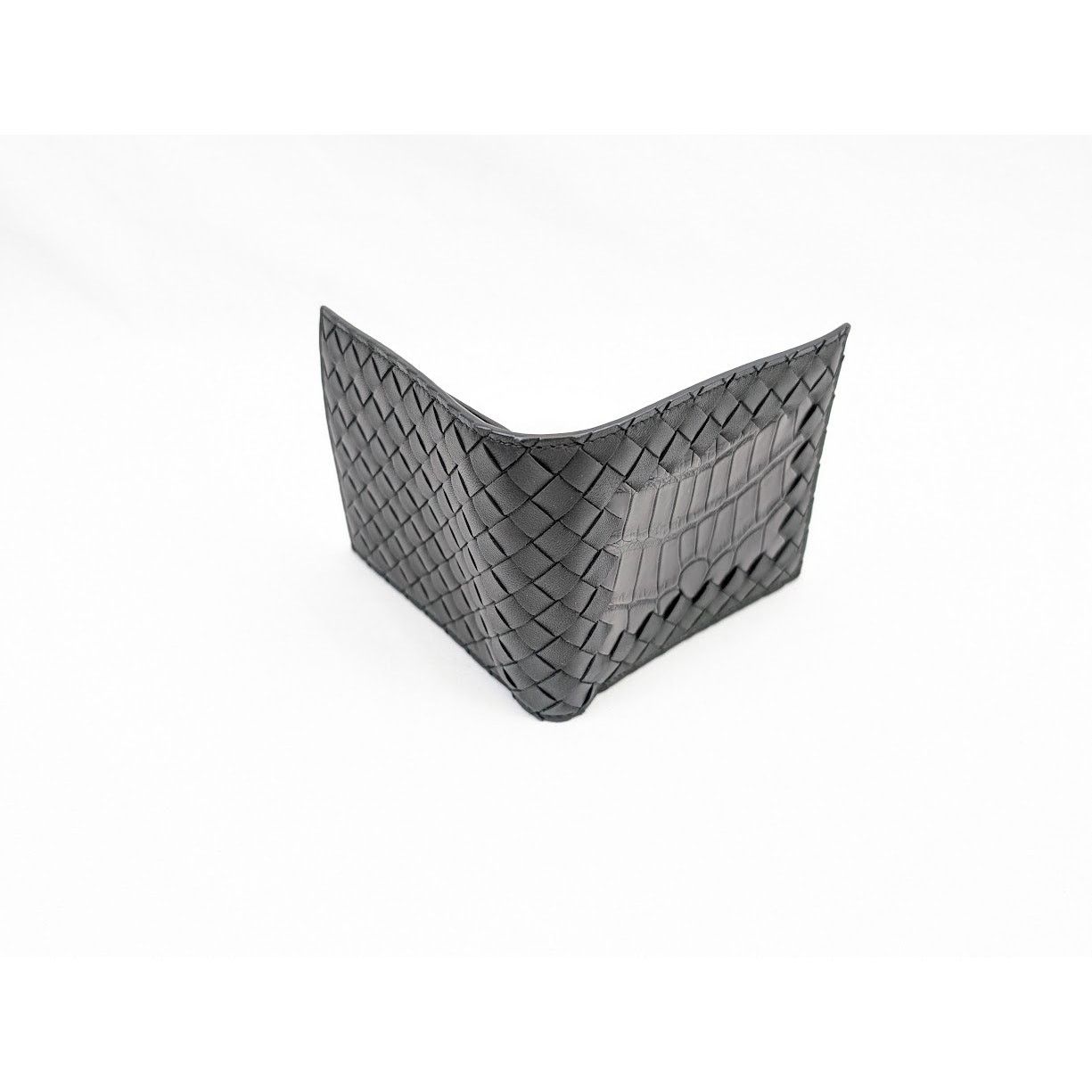 Bottega Veneta o1rshd1 Size: OS / Intrecciao Nappa Wallet in Nero Size ONE SIZE - 8 Thumbnail