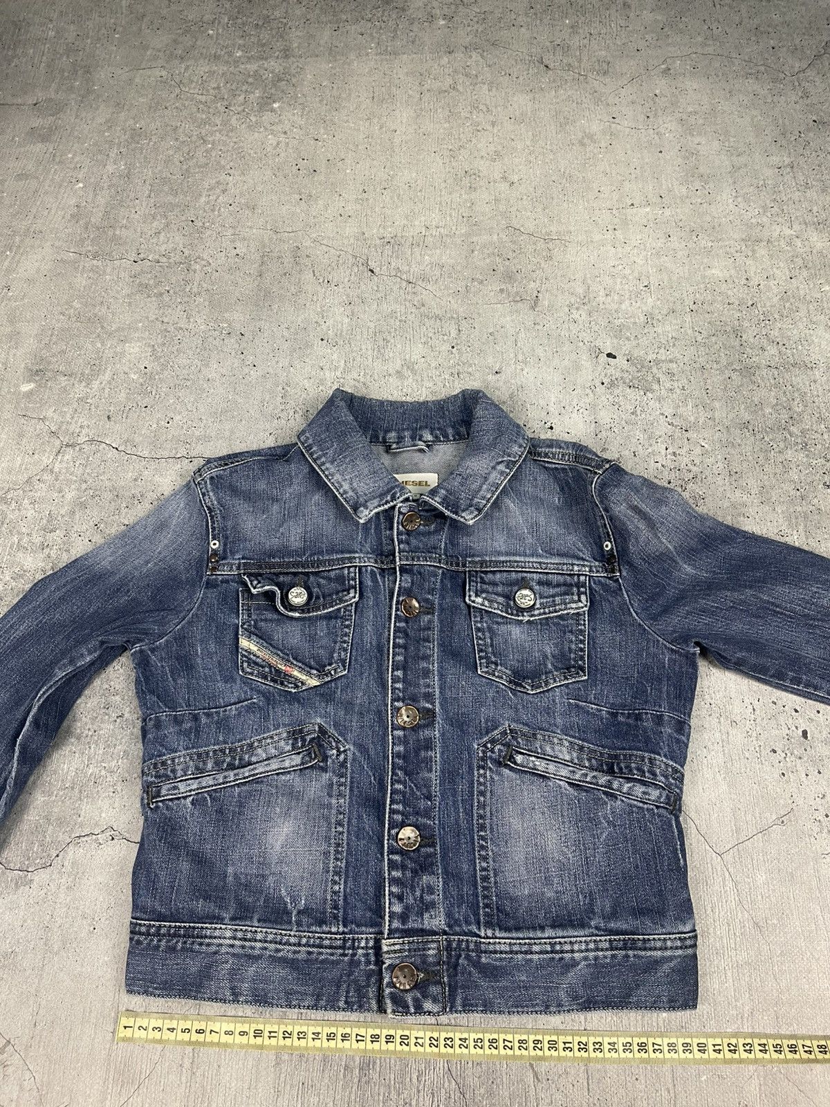 Diesel Diesel Vintage Y2K Washed Blue Denim Jeans Jacket Size M / US 6-8 / IT 42-44 - 8 Thumbnail