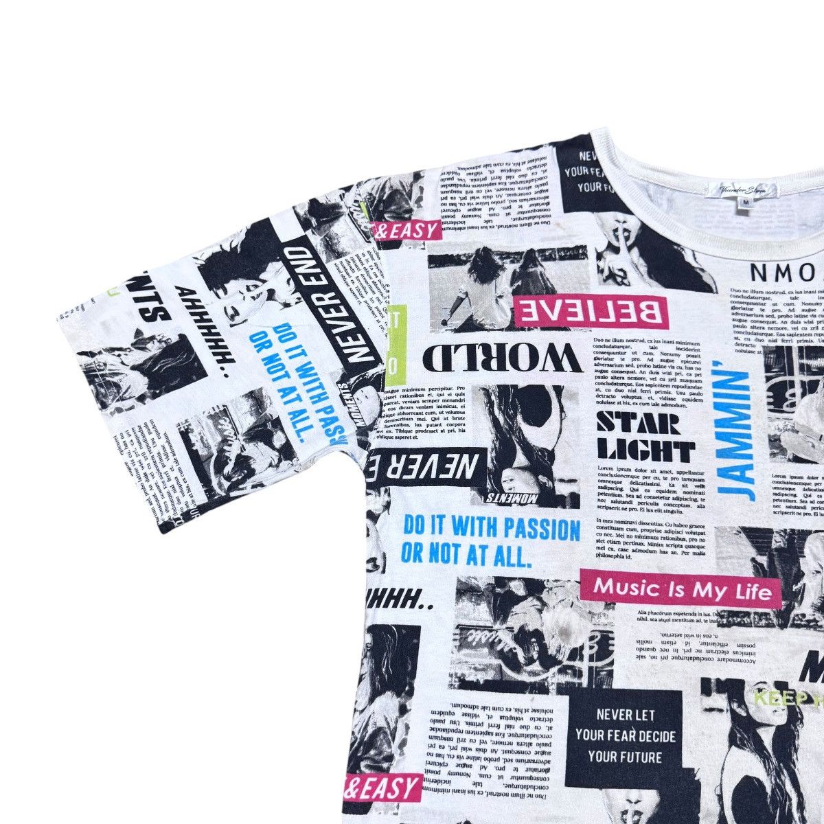 Japanese Brand Thunder Storm Newspepper Shirt Size US M / EU 48-50 / 2 - 3 Thumbnail