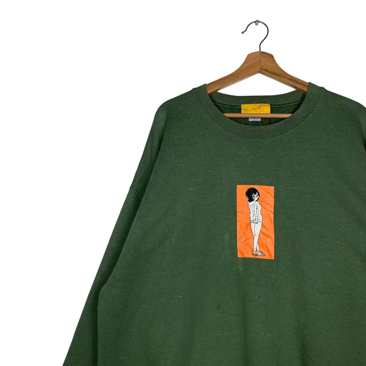 Anime SHONEN JETTER Erotic Graphics Printed Sweatshirt #1503-C67 Size US XL / EU 56 / 4 - 6 Thumbnail