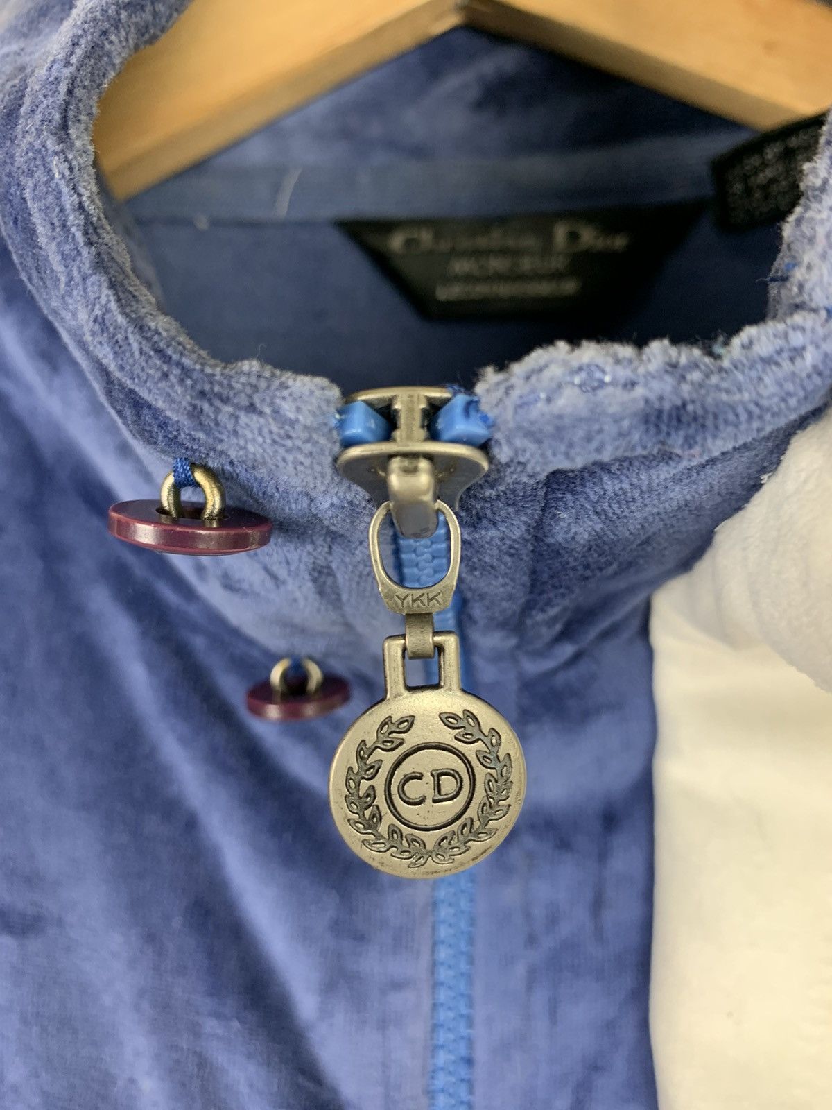Christian Dior Monsieur Vintage Christian Dior Blue Velvet Jacket Size US L / EU 52-54 / 3 - 18 Thumbnail