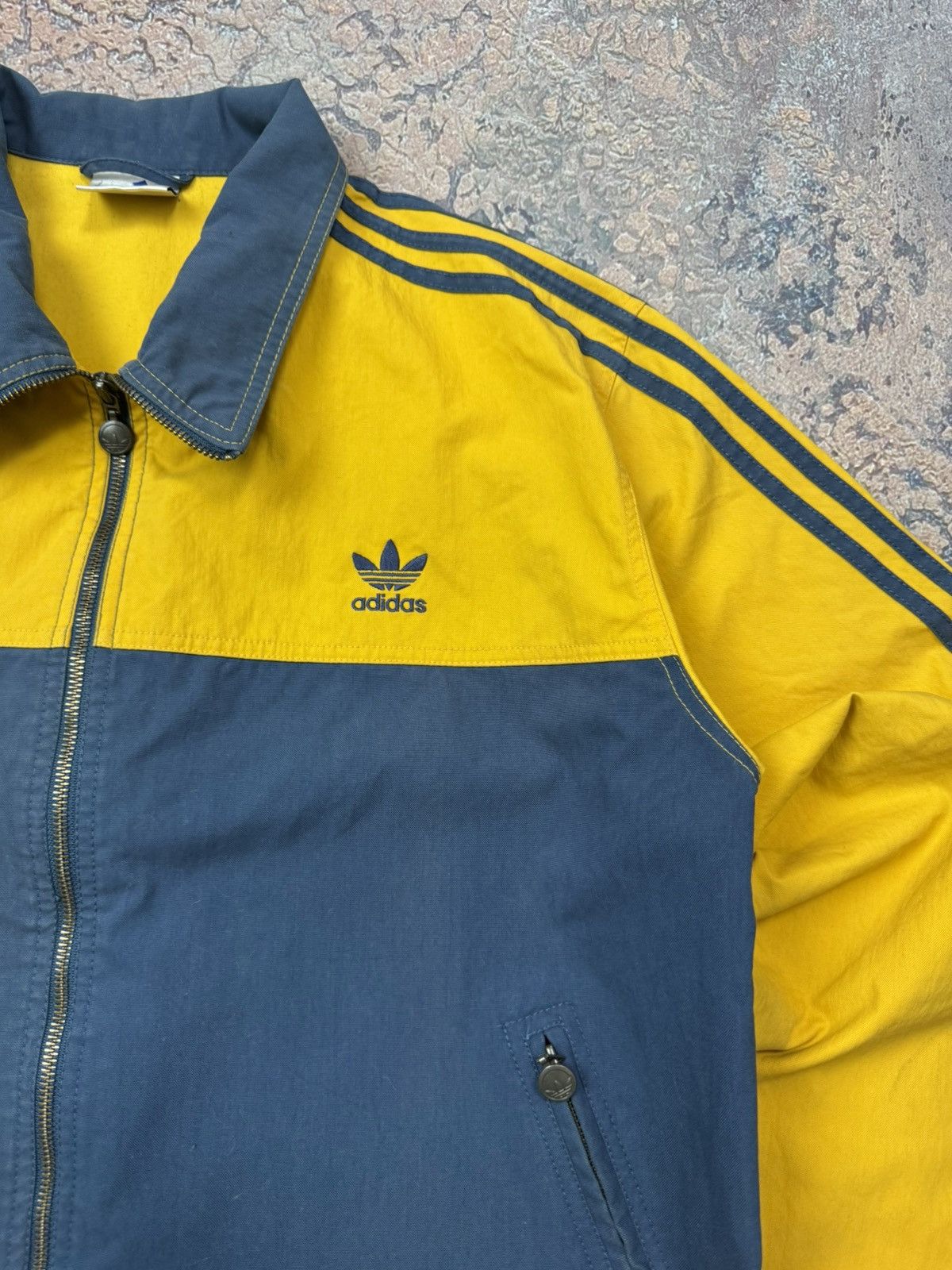 Adidas Vintage Adidas Denim Yellow/black Avantgarde Overshirt Size US L / EU 52-54 / 3 - 4 Thumbnail