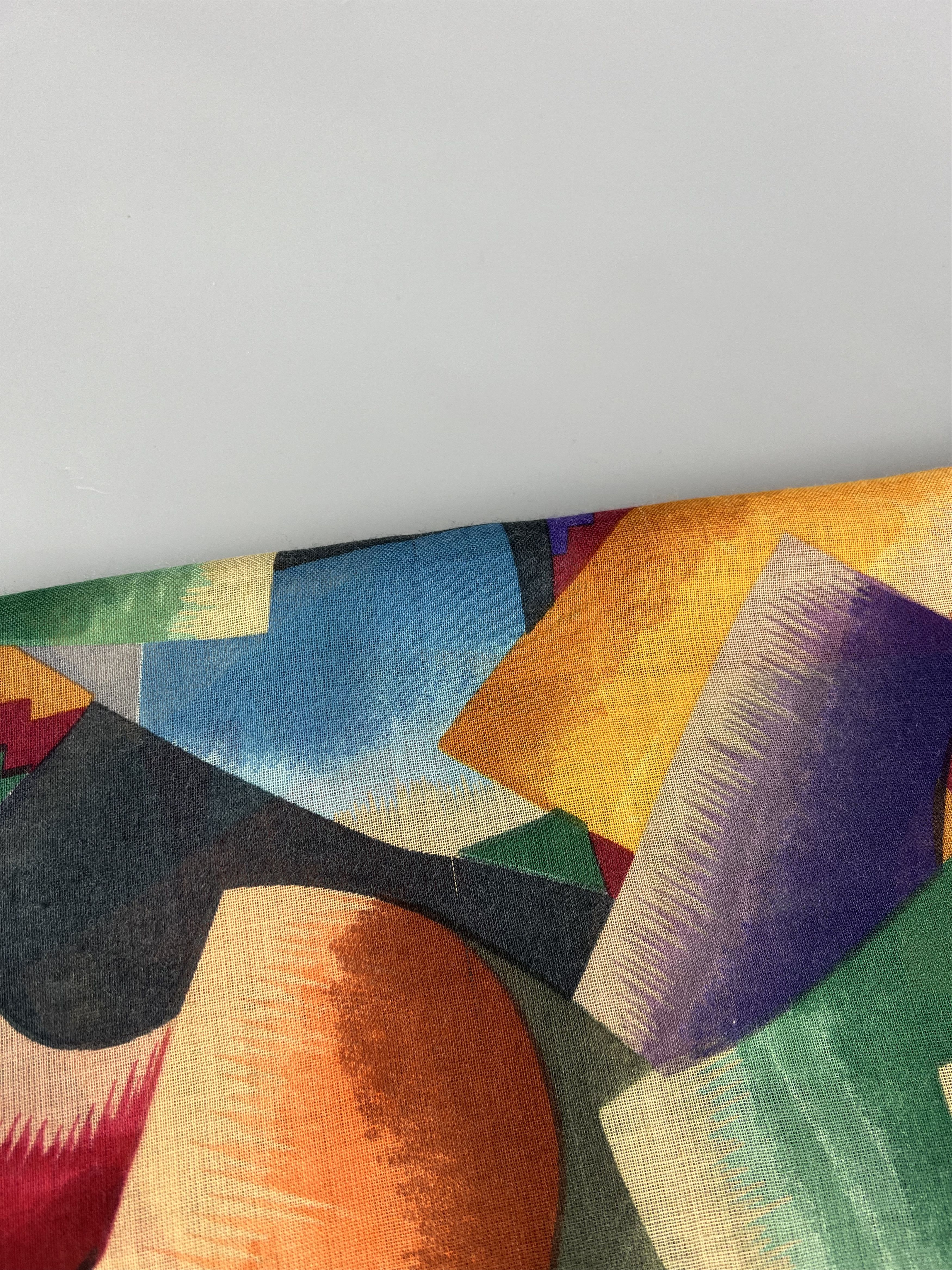 Designer Patrick Frey Paris Wool Silk Tablecloth Square Scarf Size ONE SIZE - 6 Thumbnail