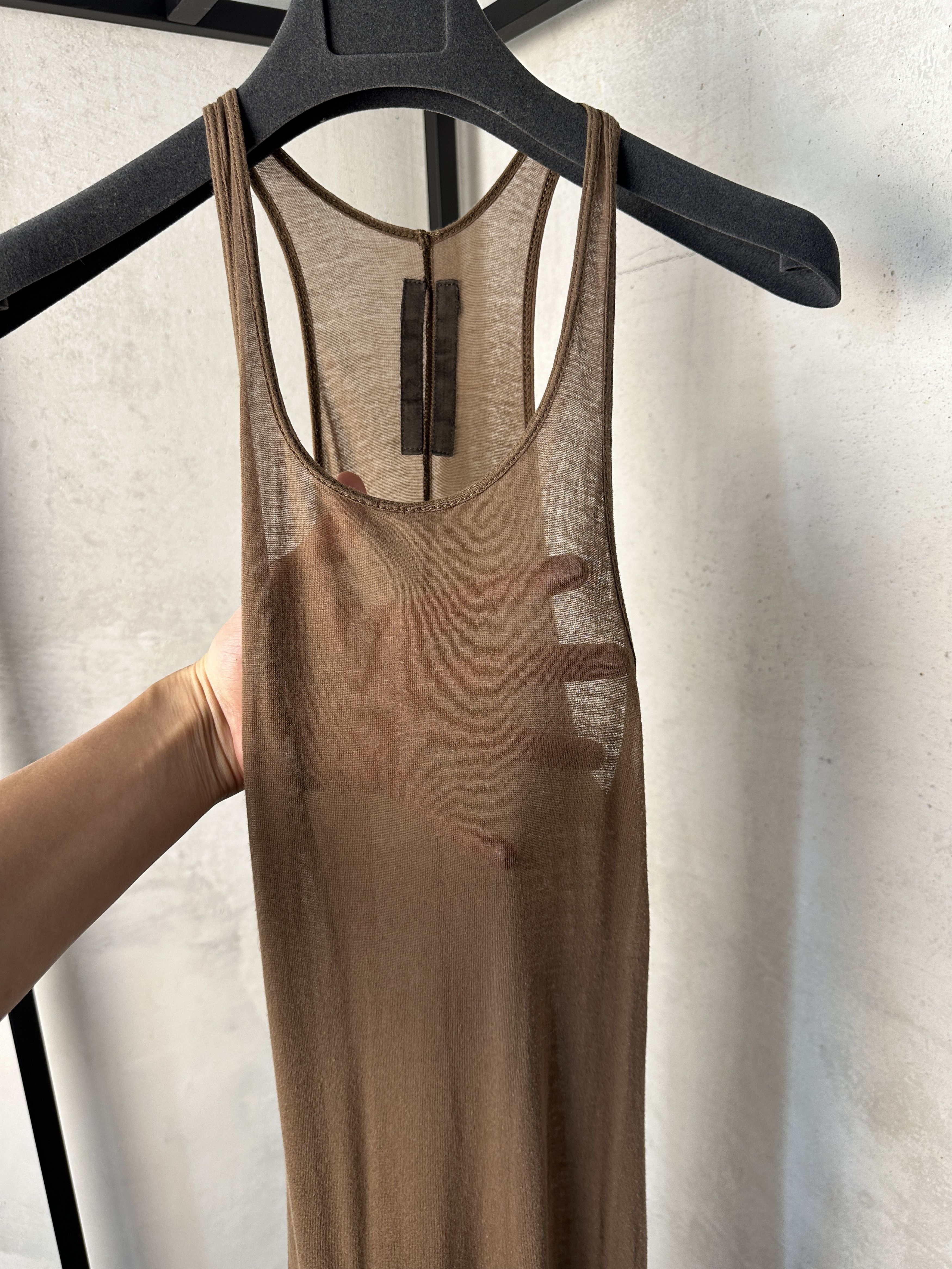 Rick Owens Rick Owens Crust AW09 Forever Tank Cotton Long Dress Size S / US 4 / IT 40 - 7 Thumbnail