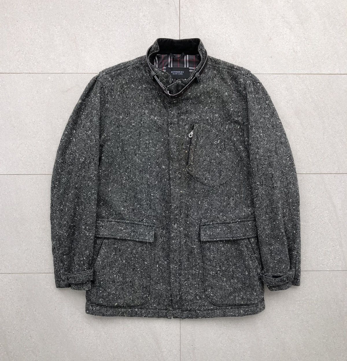 Burberry Burberry Black Label Lined Novacheck Wool Jacket / Coat Size US M / EU 48-50 / 2 - 3 Thumbnail