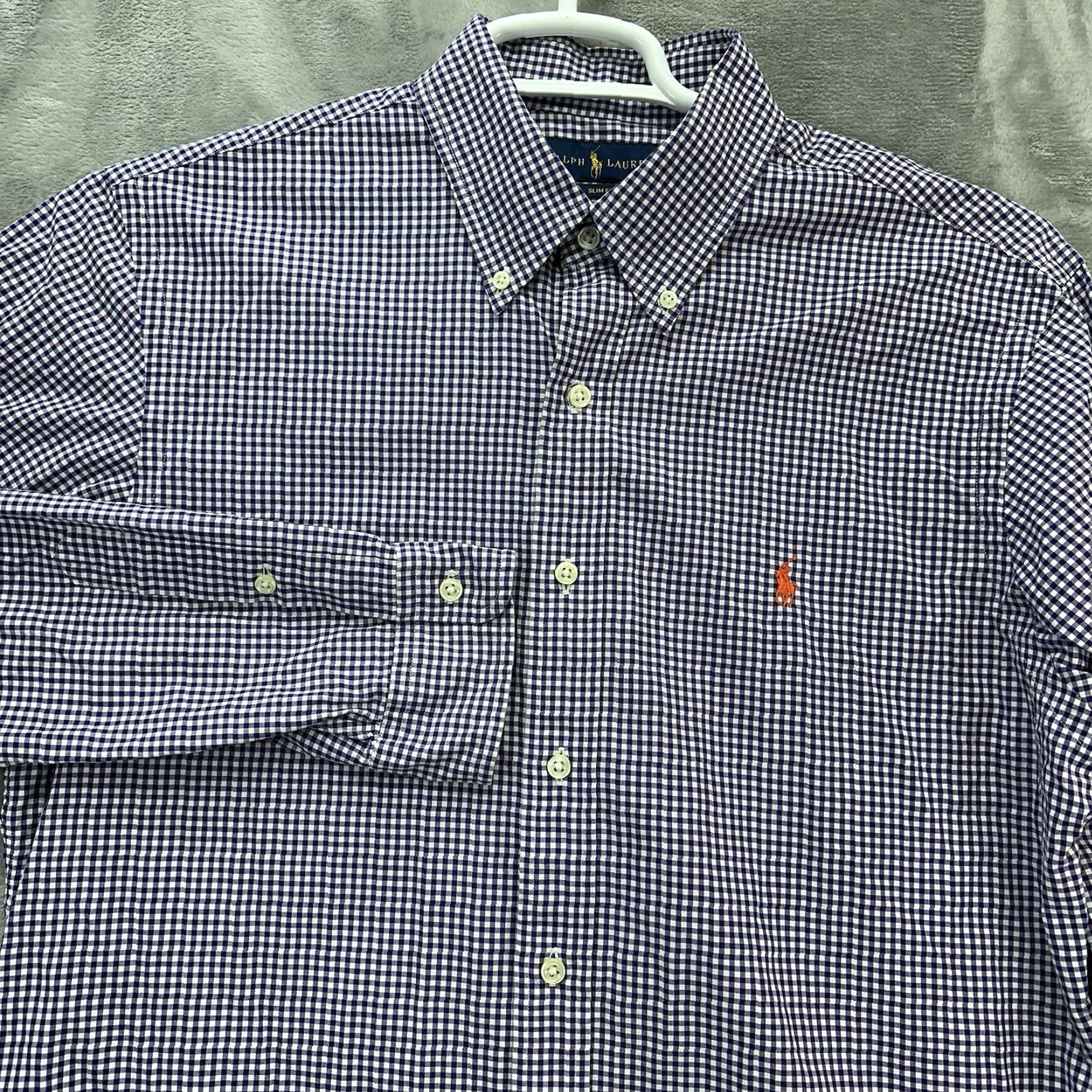 Polo Ralph Lauren Polo Ralph Lauren Shirt Men Large Slim Fit Purple Plaid Preppy Button-Up Casual Size US L / EU 52-54 / 3 - 2 Thumbnail
