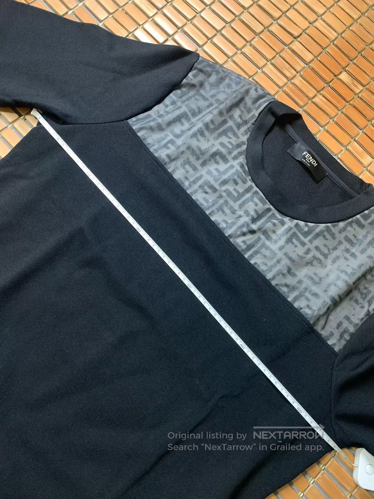 Fendi Fendi Monogram Paneled Sweatshirt. Size US L / EU 52-54 / 3 - 6 Thumbnail