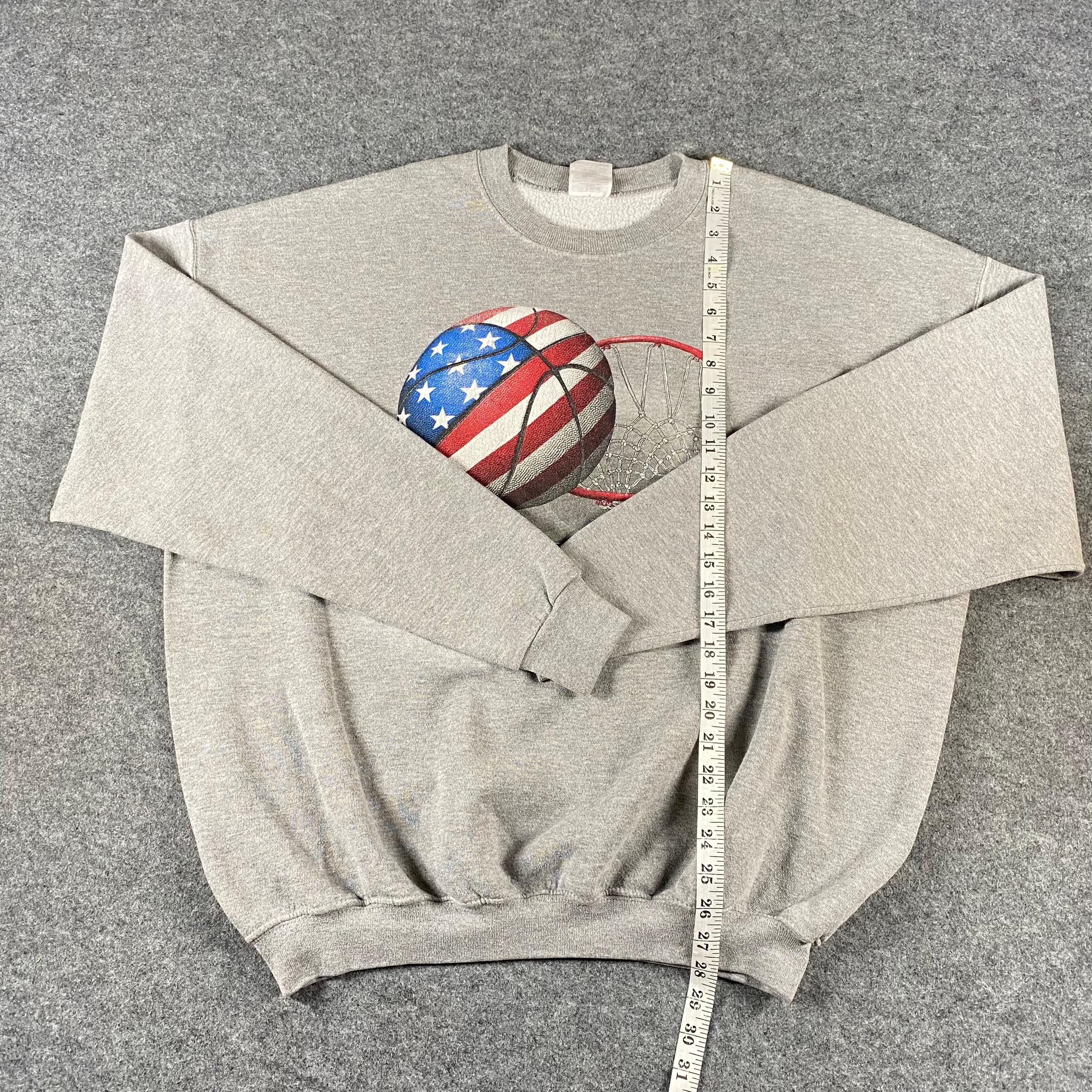Vintage Vintage 90s Basketball Sweatshirt Size US XL / EU 56 / 4 - 6 Thumbnail