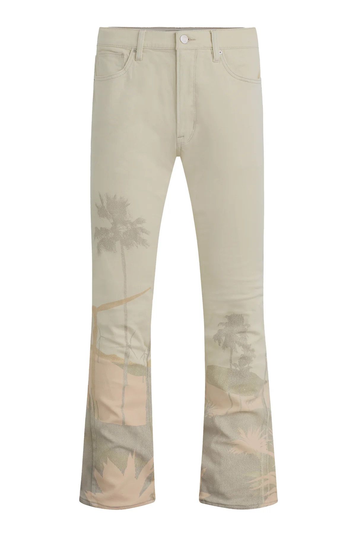 Hudson Hudson 32 Flare Jeans Palm Tree Print Coachella NWOT Size US 32 / EU 48 - 1 Thumbnail