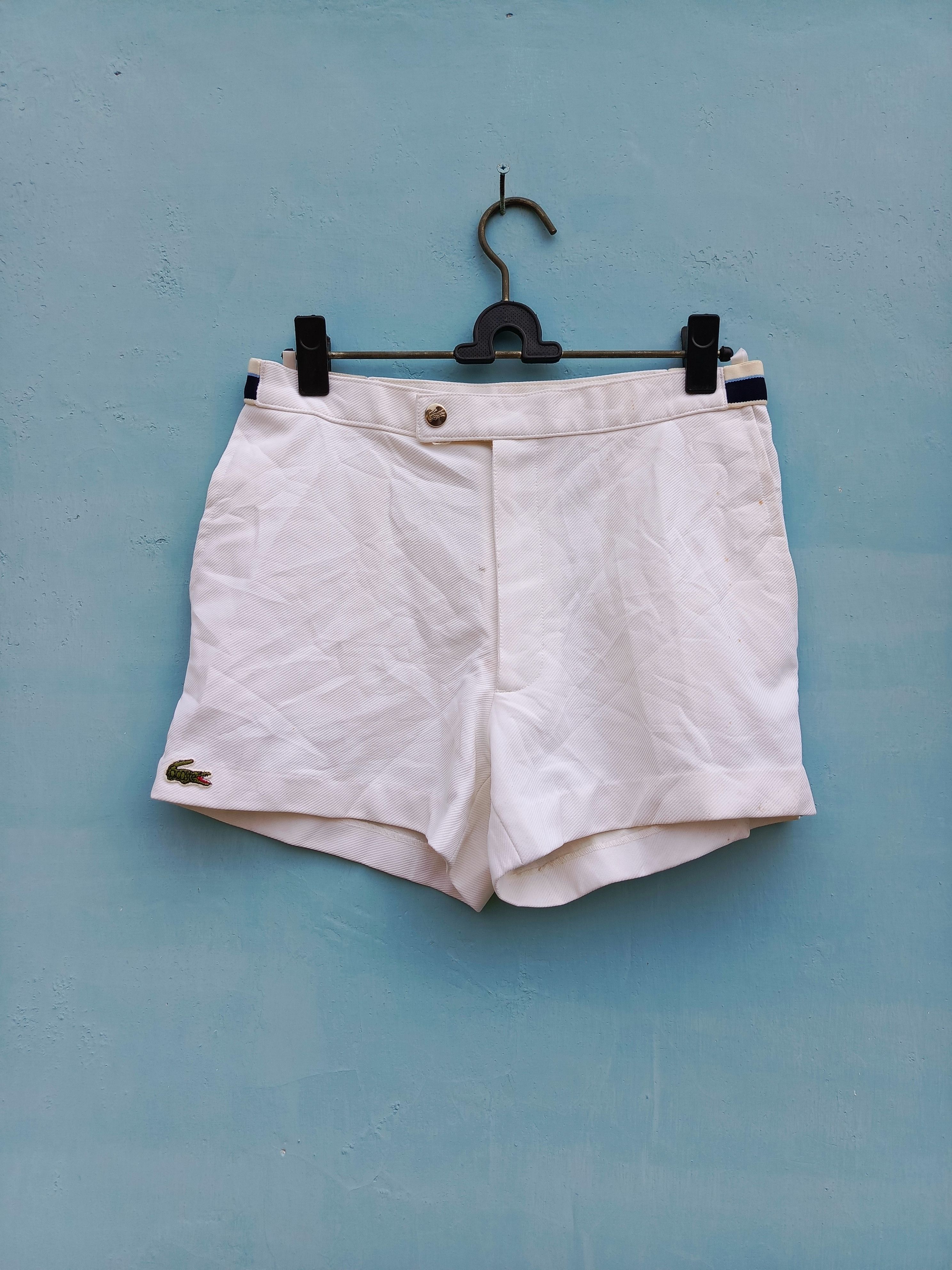 image of Chemise Lacoste Tennis Shorts in White, Men's (Size 28)