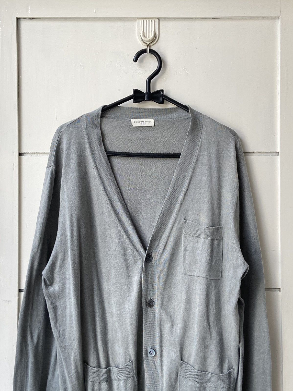 Dries Van Noten DRIES VAN NOTEN Grey Gardigan Size US S / EU 44-46 / 1 - 2 Thumbnail