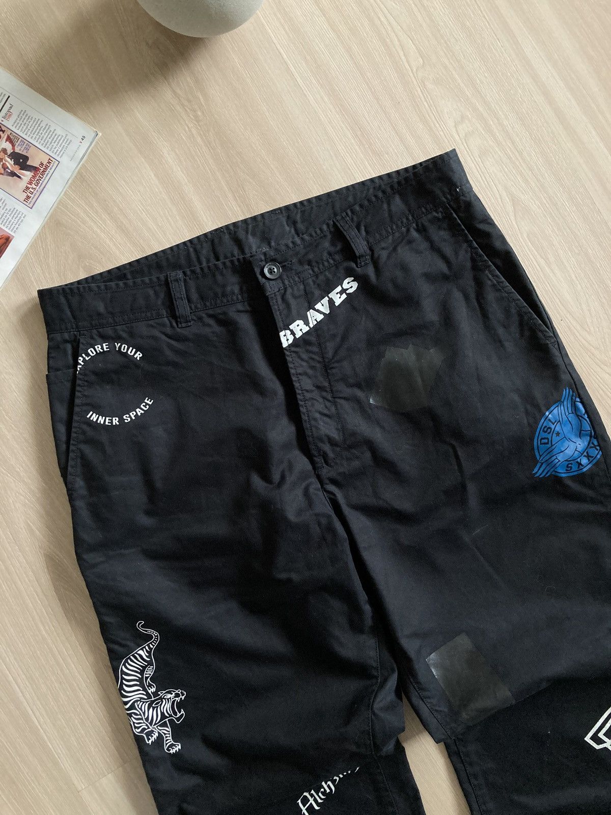 Diesel Vintage Diesel Pants Japanese Style Size US 33 - 7 Thumbnail