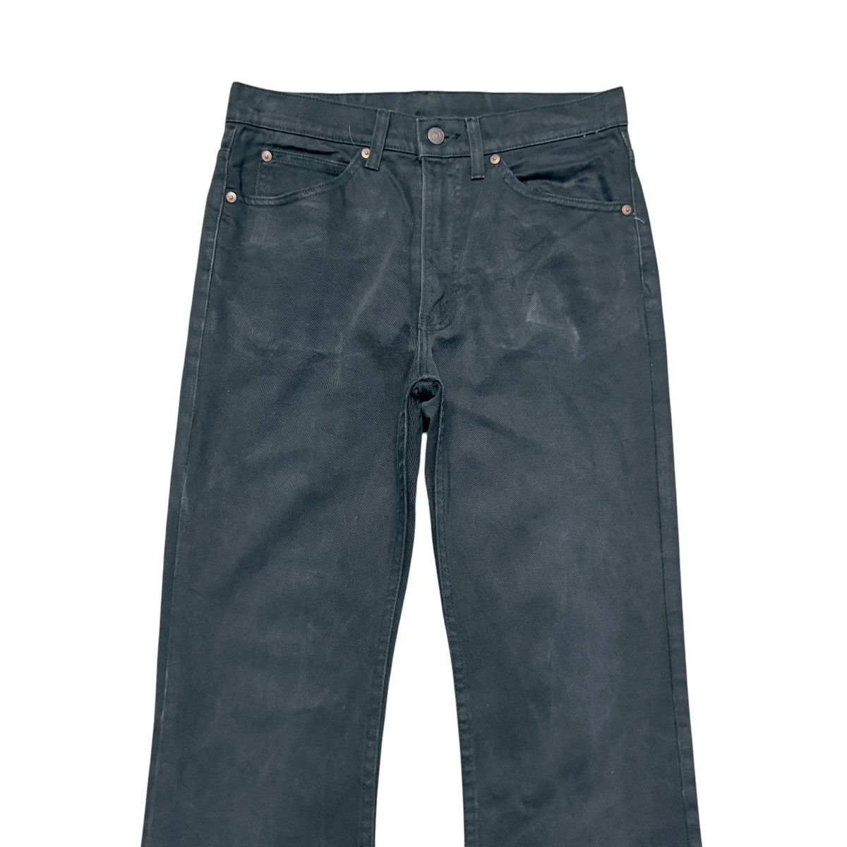 Levi's Vintage Levis 517 Black Denim Flare Jeans Hedi Slimane Size US 32 / EU 48 - 3 Thumbnail