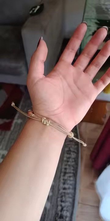 Jewelry Handmade Apple Ceramic Bracelet Adjustable Woven Cord Size ONE SIZE - 5 Thumbnail