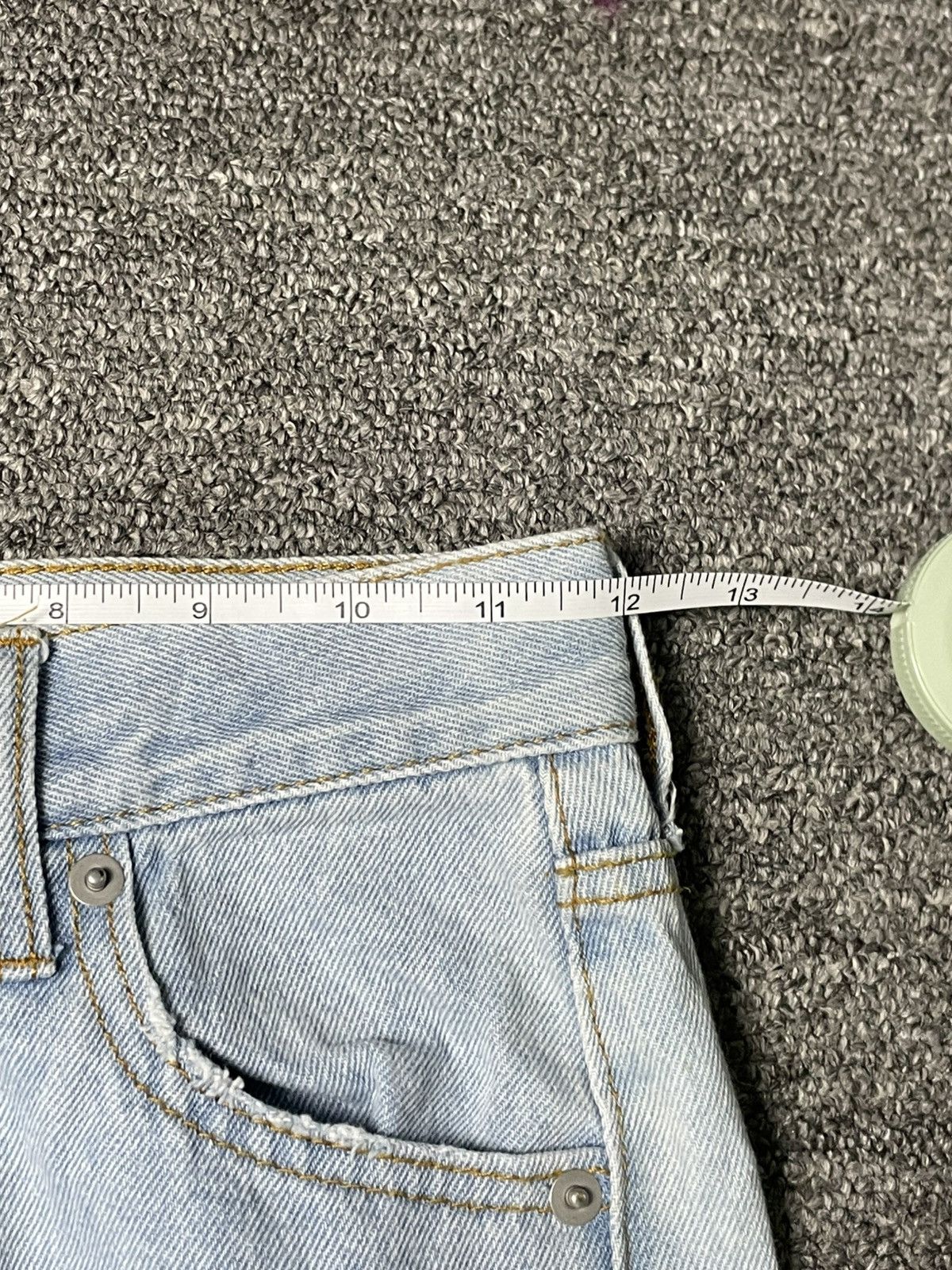 Japanese Brand WEGO Brand Destroyed Denim Jeans (62) Size US 26 / EU 42 - 16 Thumbnail
