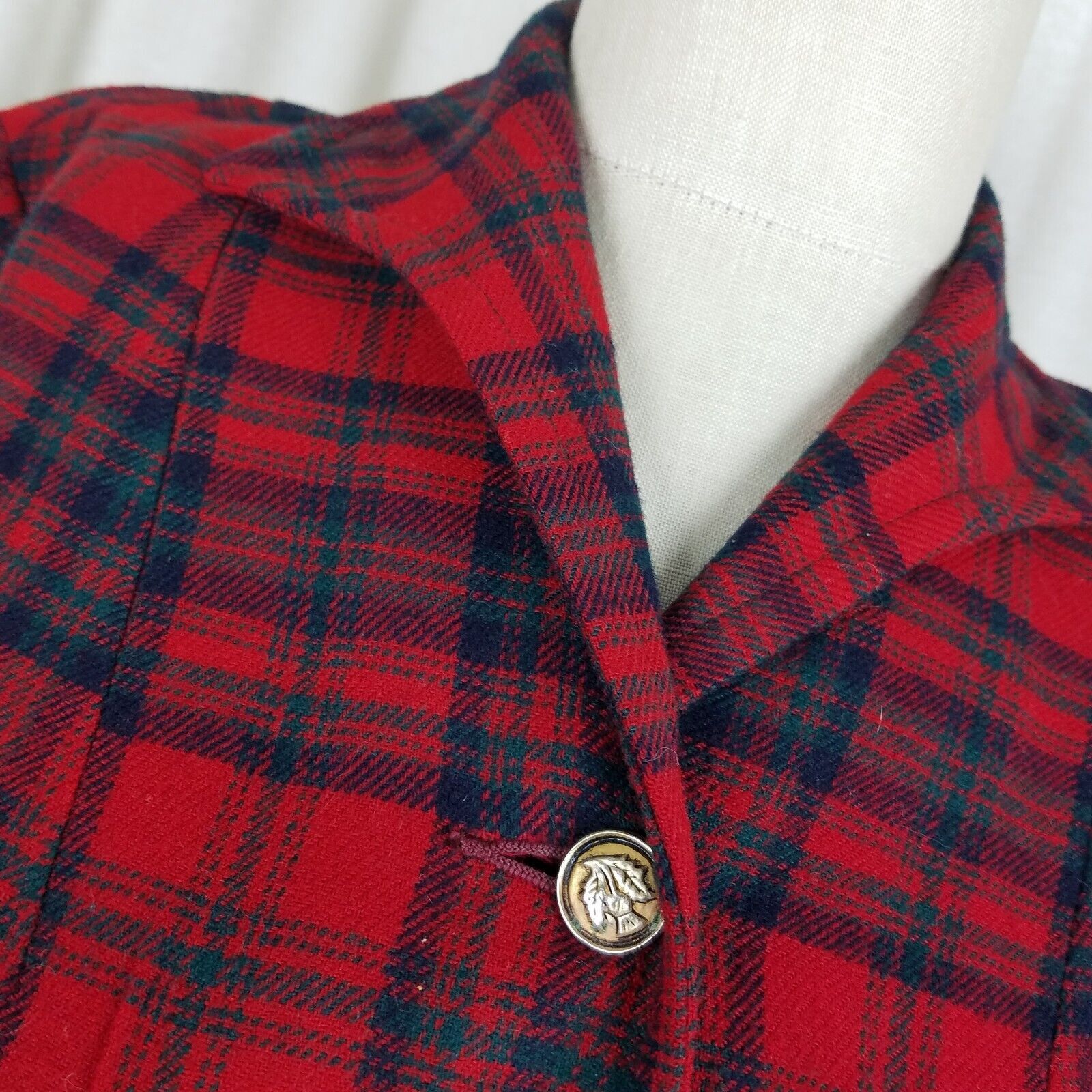 Pendleton Vtg Pendleton Calgary Wool Plaid Blazer Jacket Skirt Suit 8 Size M / US 6-8 / IT 42-44 - 4 Thumbnail