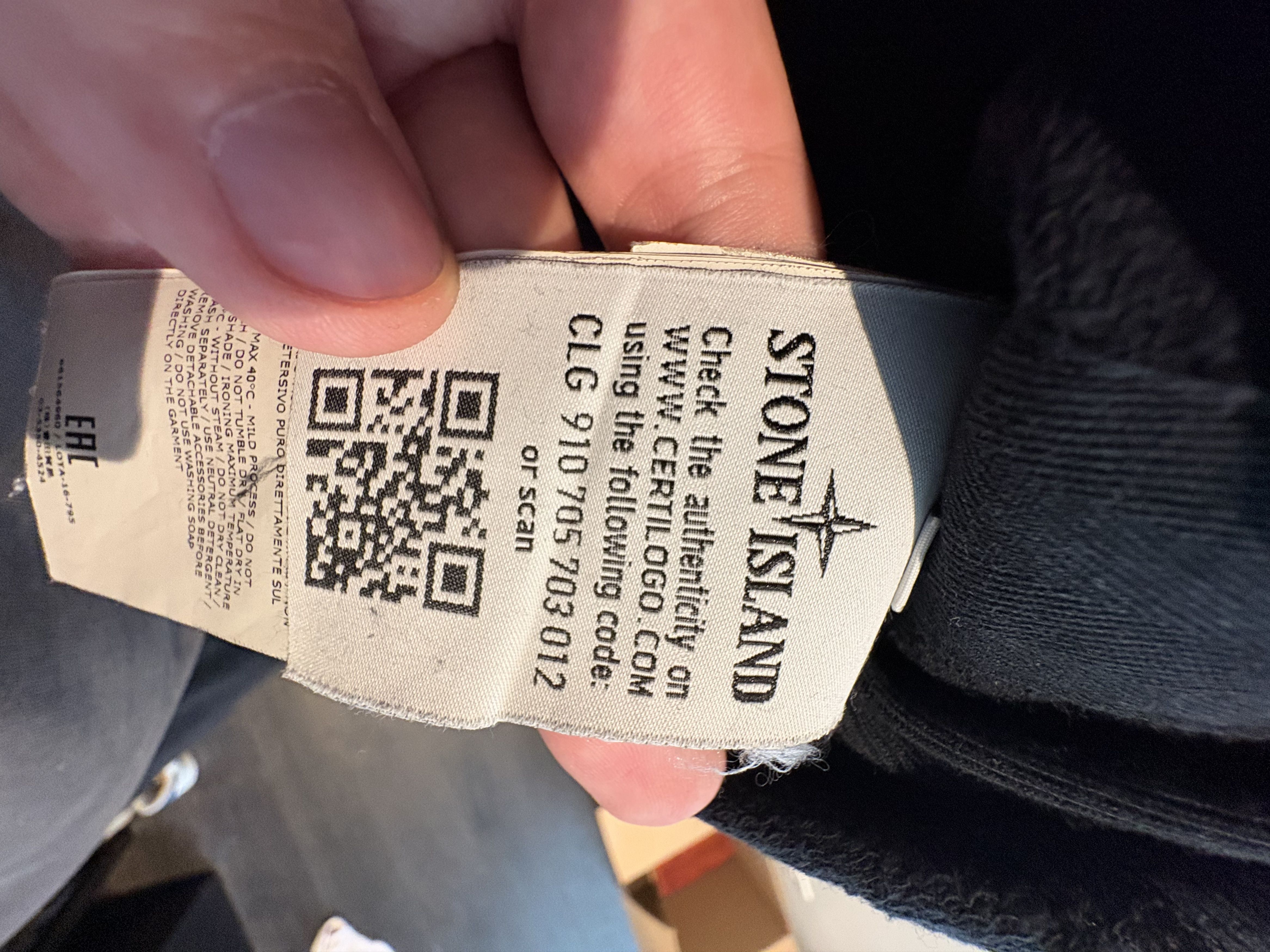 Stone Island black Hoodie