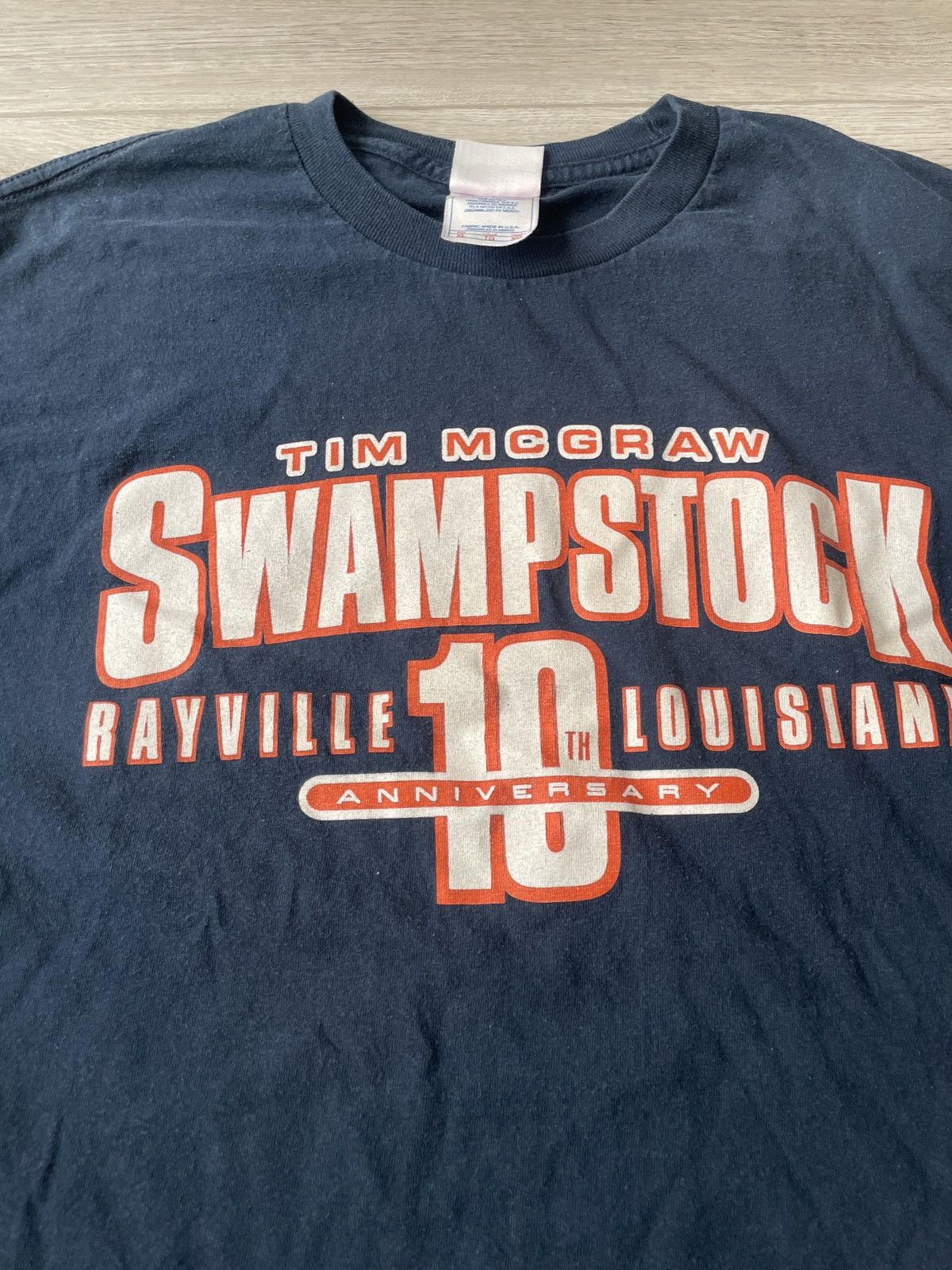 Vintage 2004 Tim McGraw Swampstock tee Size US XL / EU 56 / 4 - 2 Thumbnail
