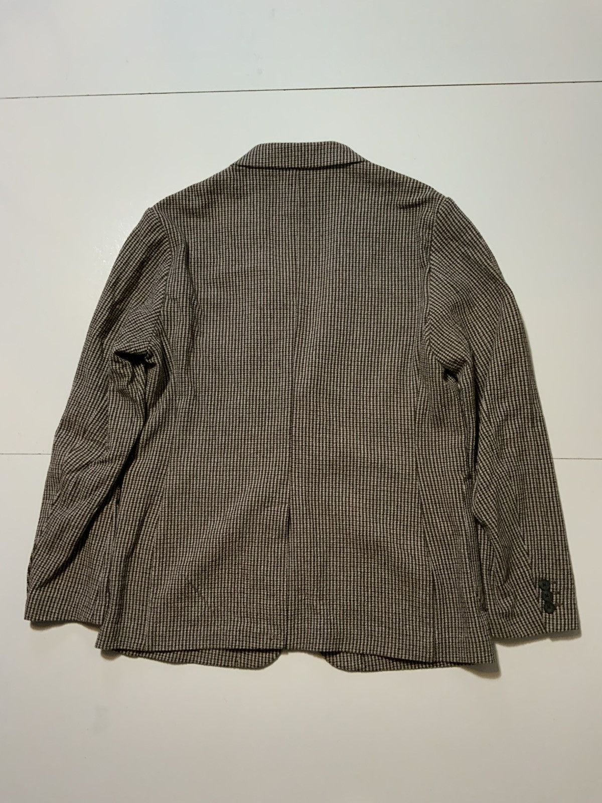 Zara Zara Man Relaxed Fit Houndstooth Sportscoat Blazer Jacket Size US XL / EU 56 / 4 - 2 Thumbnail