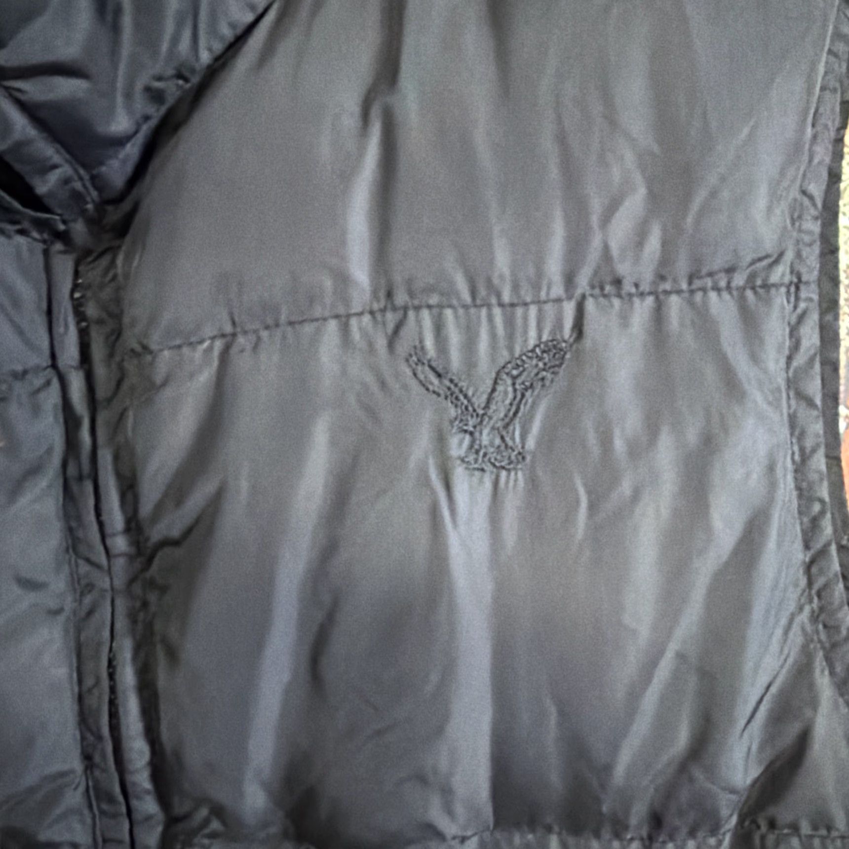 American Eagle Outfitters VINTAGE American Eagle Outfitters Puffer Vest Mens Large Black Logo Down Nylon Full Zip Size US L / EU 52-54 / 3 - 3 Thumbnail
