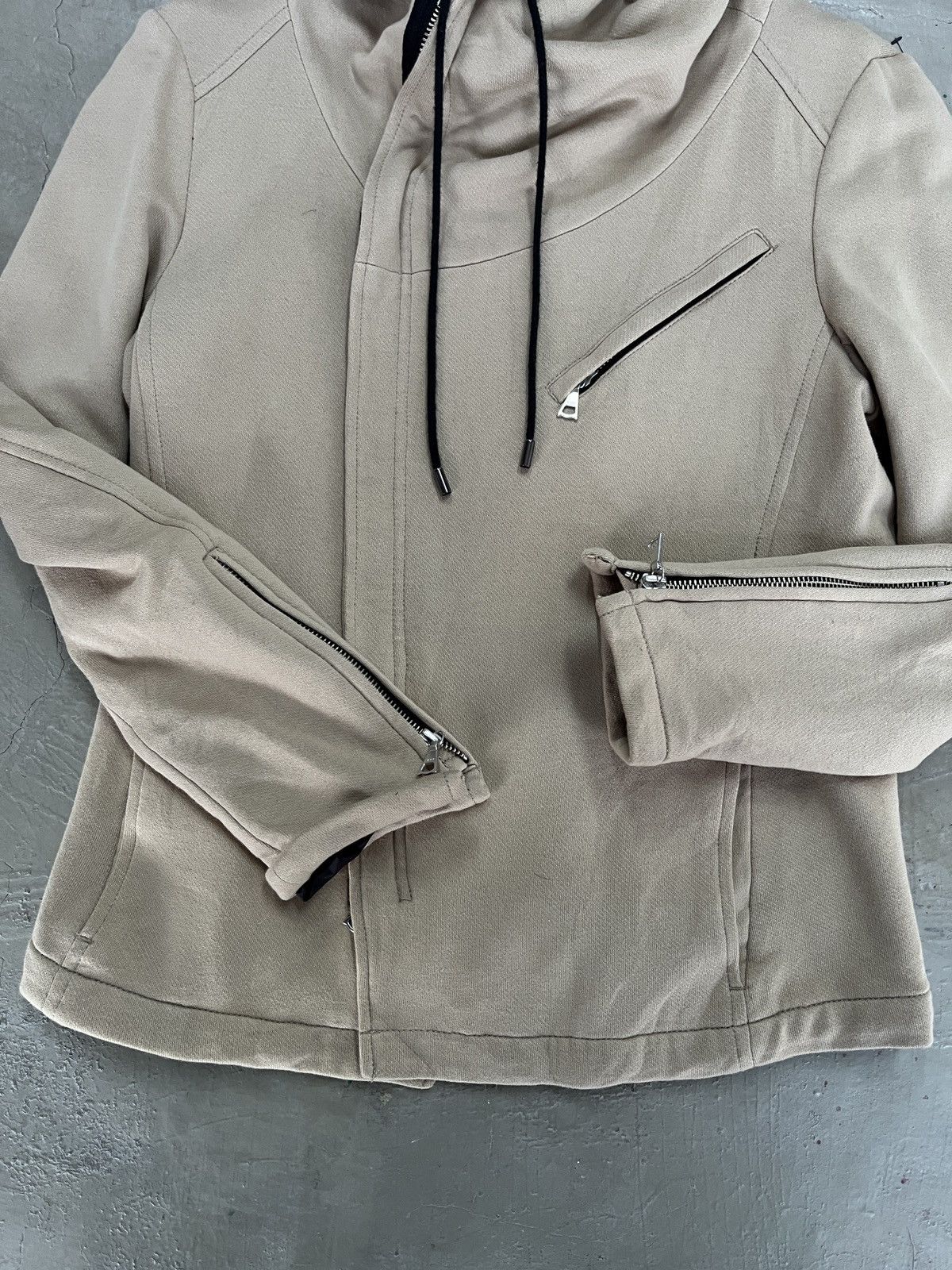Katharine Hamnett London KATHARINE HAMNETT BLOUSON COWEL HOODIES JACKET - Size US S / EU 44-46 / 1 - 3 Thumbnail